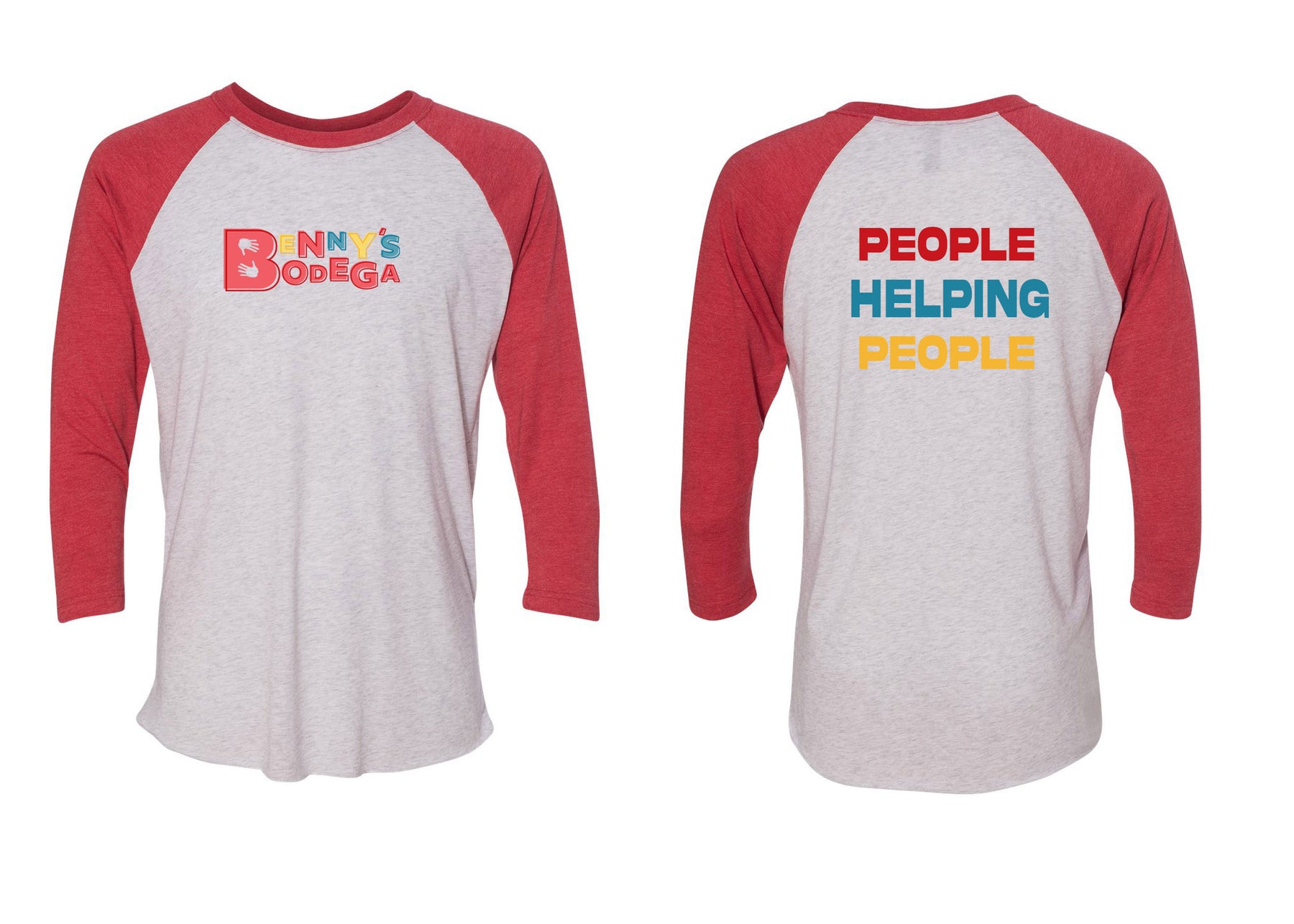 Benny's Bodega Raglan Shirt Design 2
