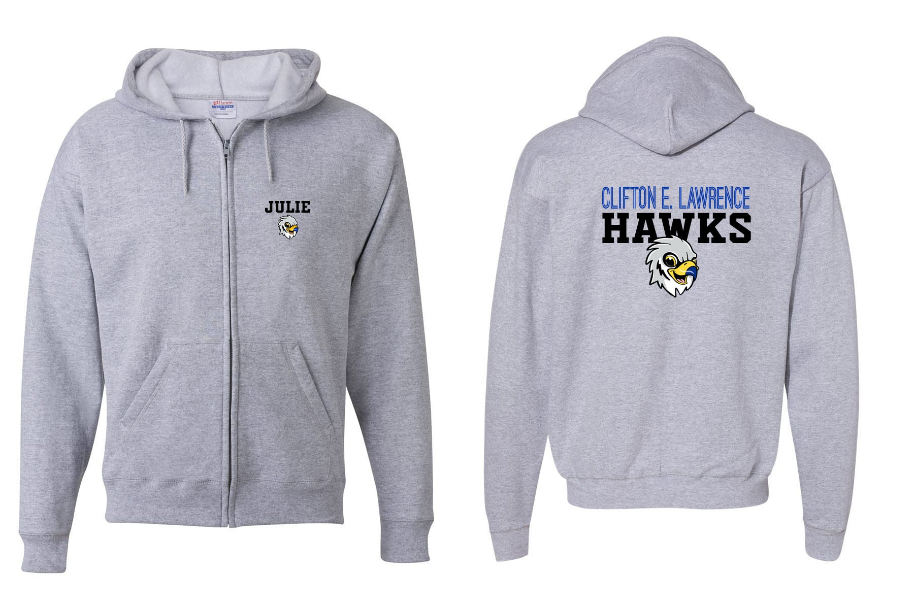 Clifton E. Lawrence design 1 Zip up Sweatshirt
