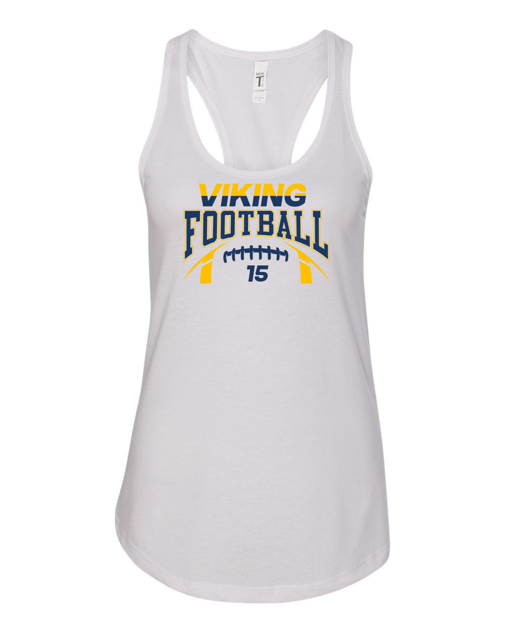 Vikings Football Racerback Tank Top Design 8