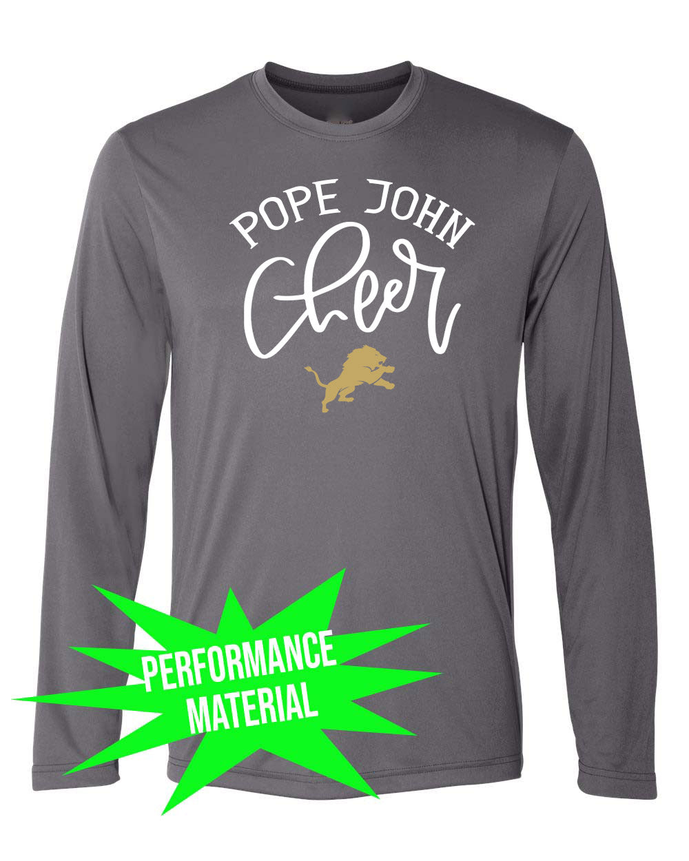 Pope John Cheer Performance Material Design 8 Long Sleeve Shirt