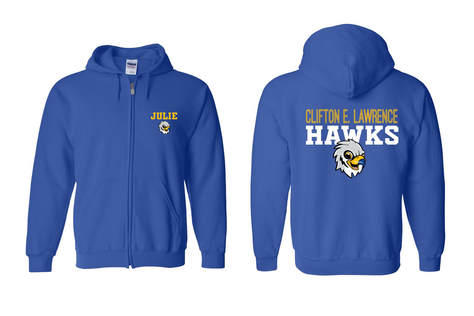 Clifton E. Lawrence design 1 Zip up Sweatshirt