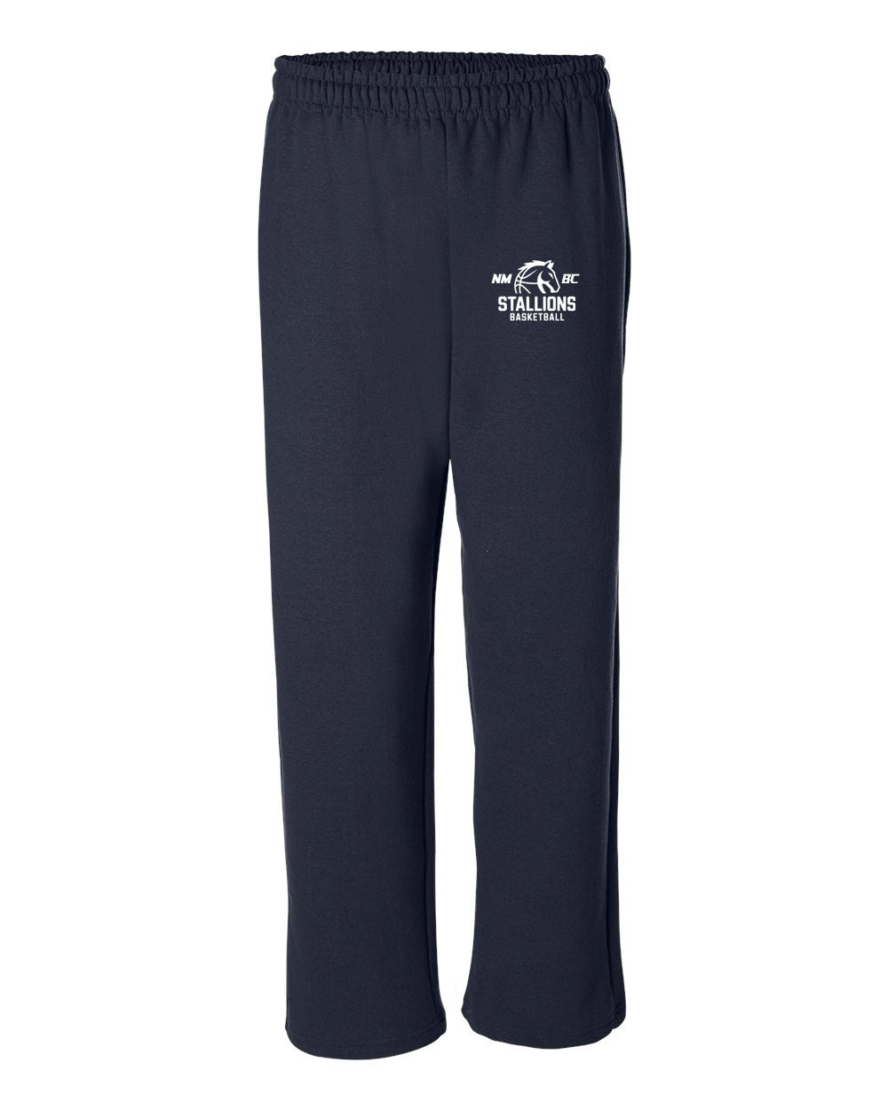 NMB Christian School Basketball Open Bottom Sweatpants Design 1
