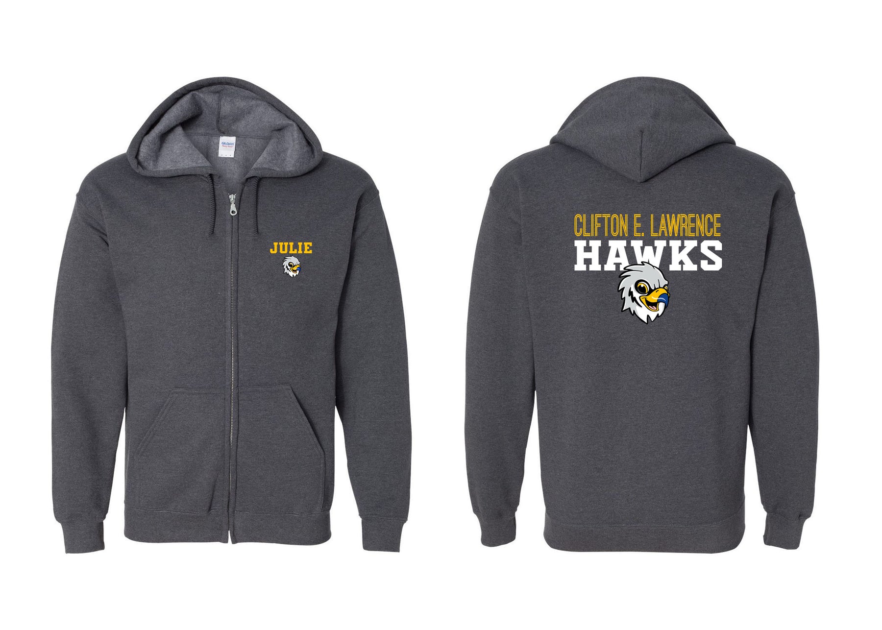 Clifton E. Lawrence design 1 Zip up Sweatshirt