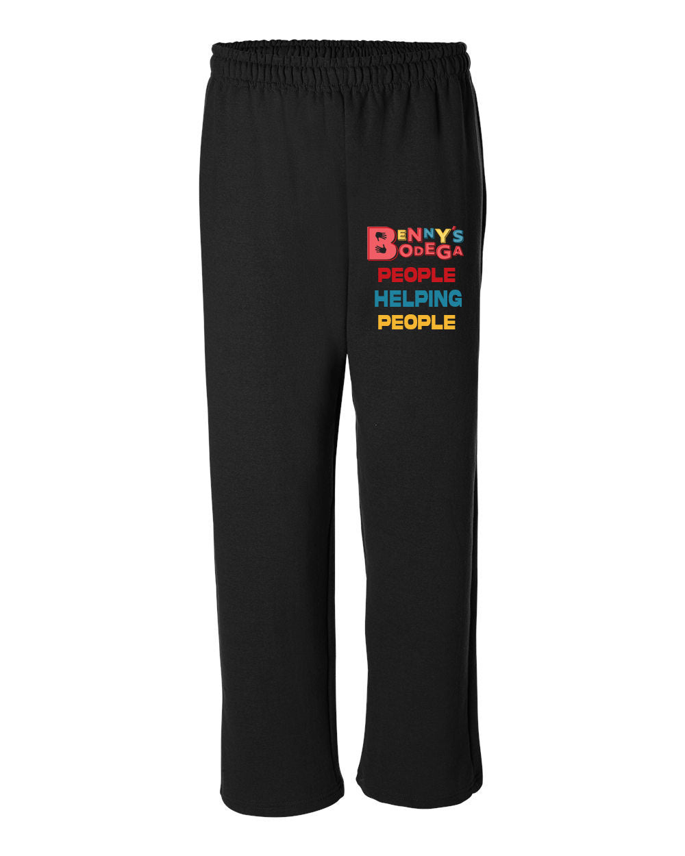 Benny's Bodega Design 2 Open Bottom Sweatpants