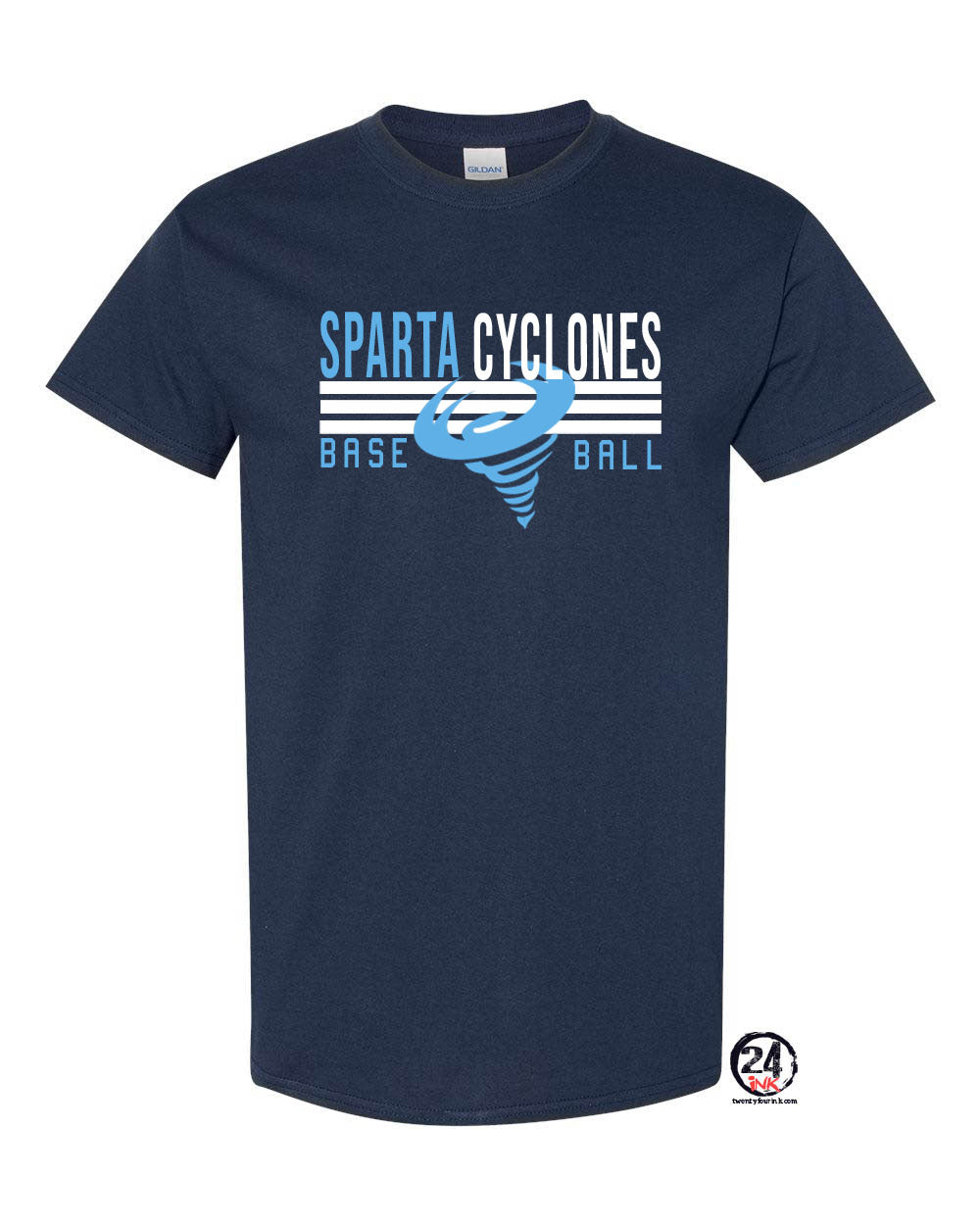 Sparta Cyclones T-Shirt Design 4