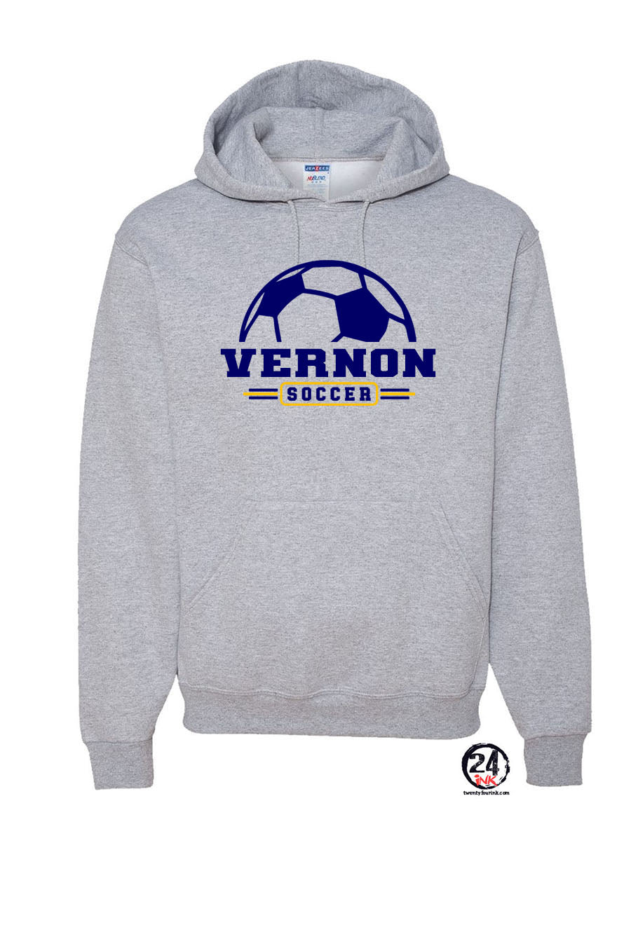 Vernon Soccer Design 1 Hooded Sweatshirt
