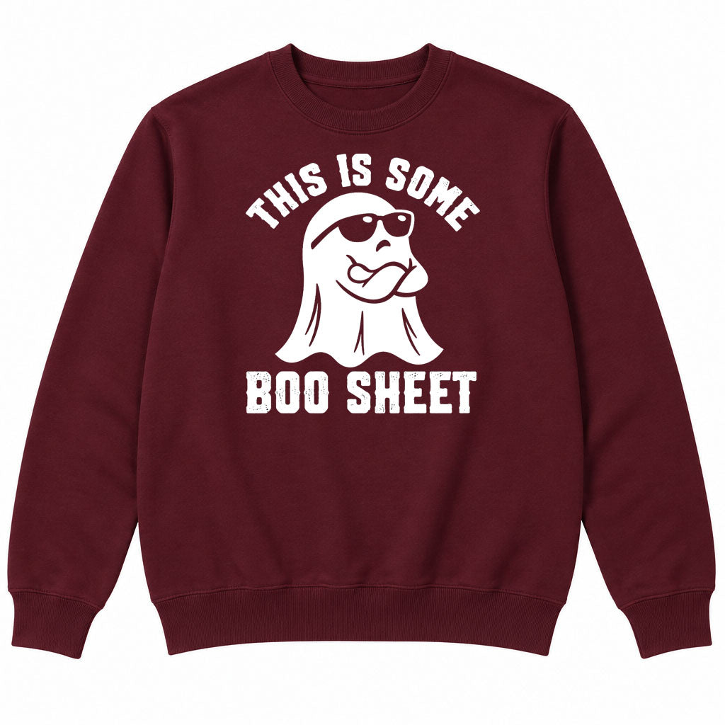 This is some Boo Sheet non hooded sweatshirt