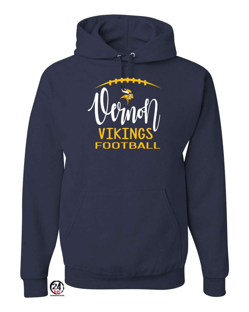 Vernon Football Design 4 Hooded Sweatshirt