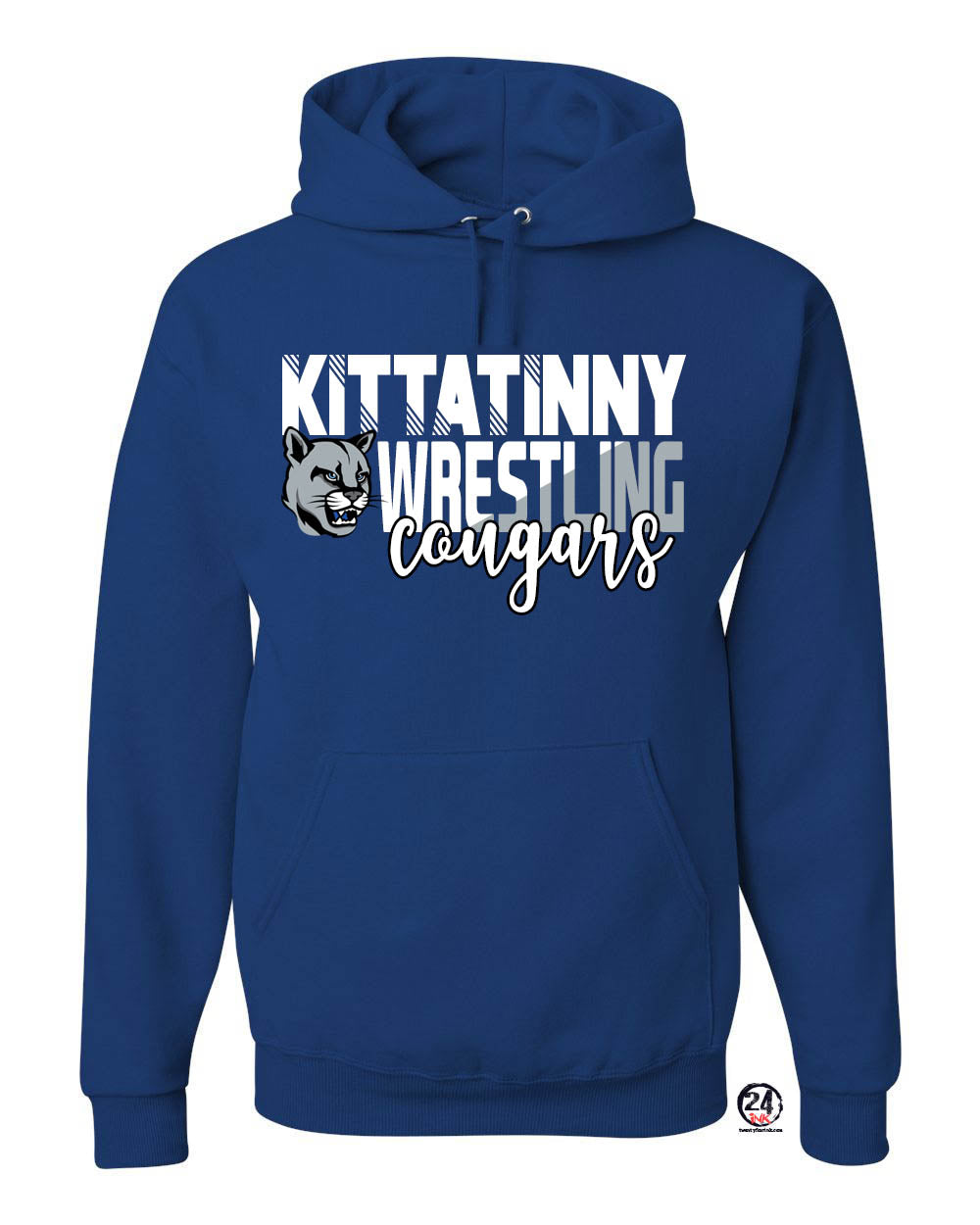Kittatinny Wrestling Design 4 Hooded Sweatshirt