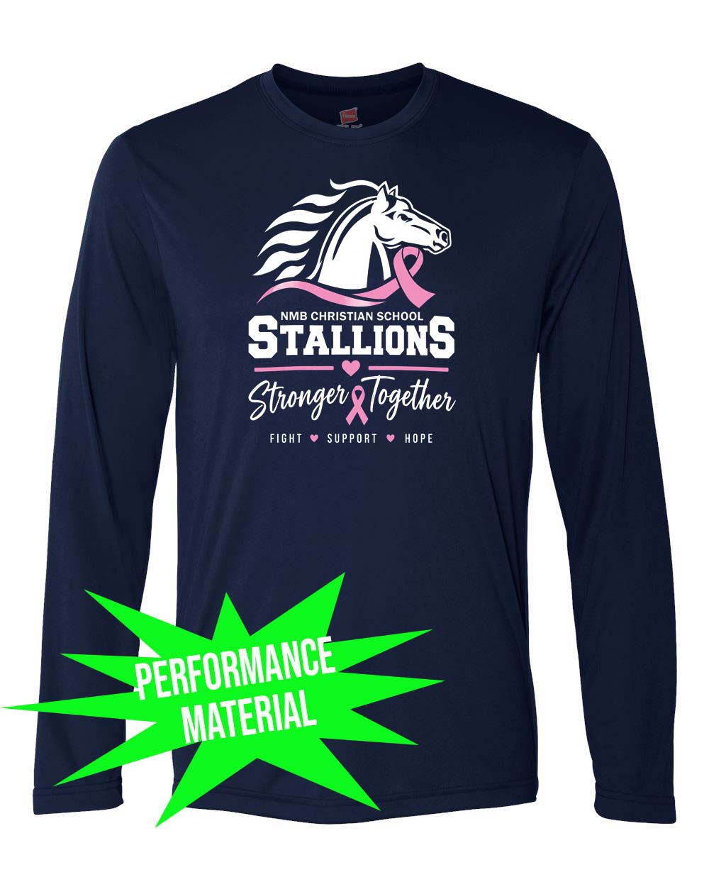 NMB Christian School October Event Performance Material Long Sleeve Shirt Design 5