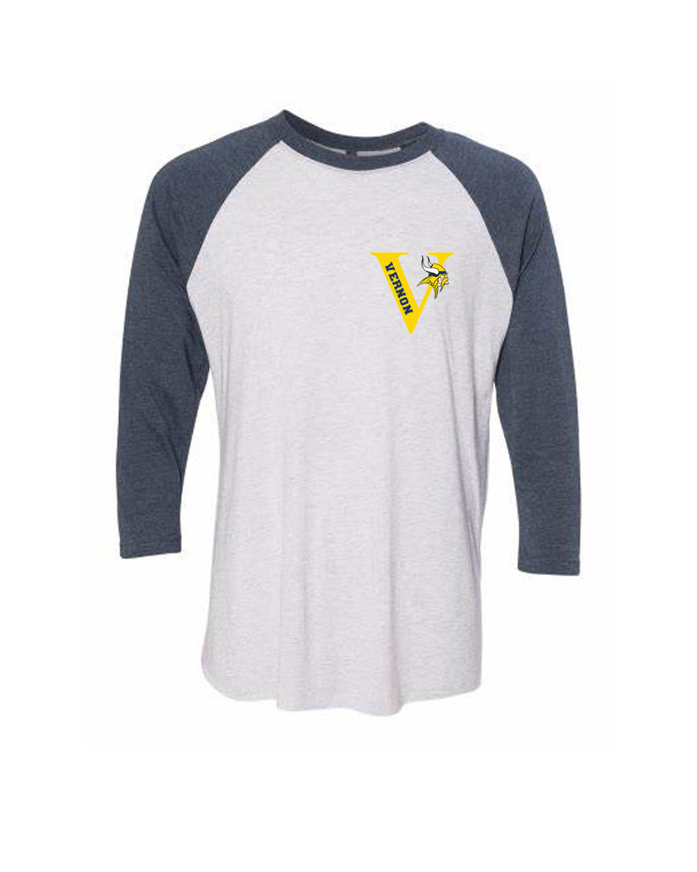 Vernon Vikings Football raglan shirt Design 7
