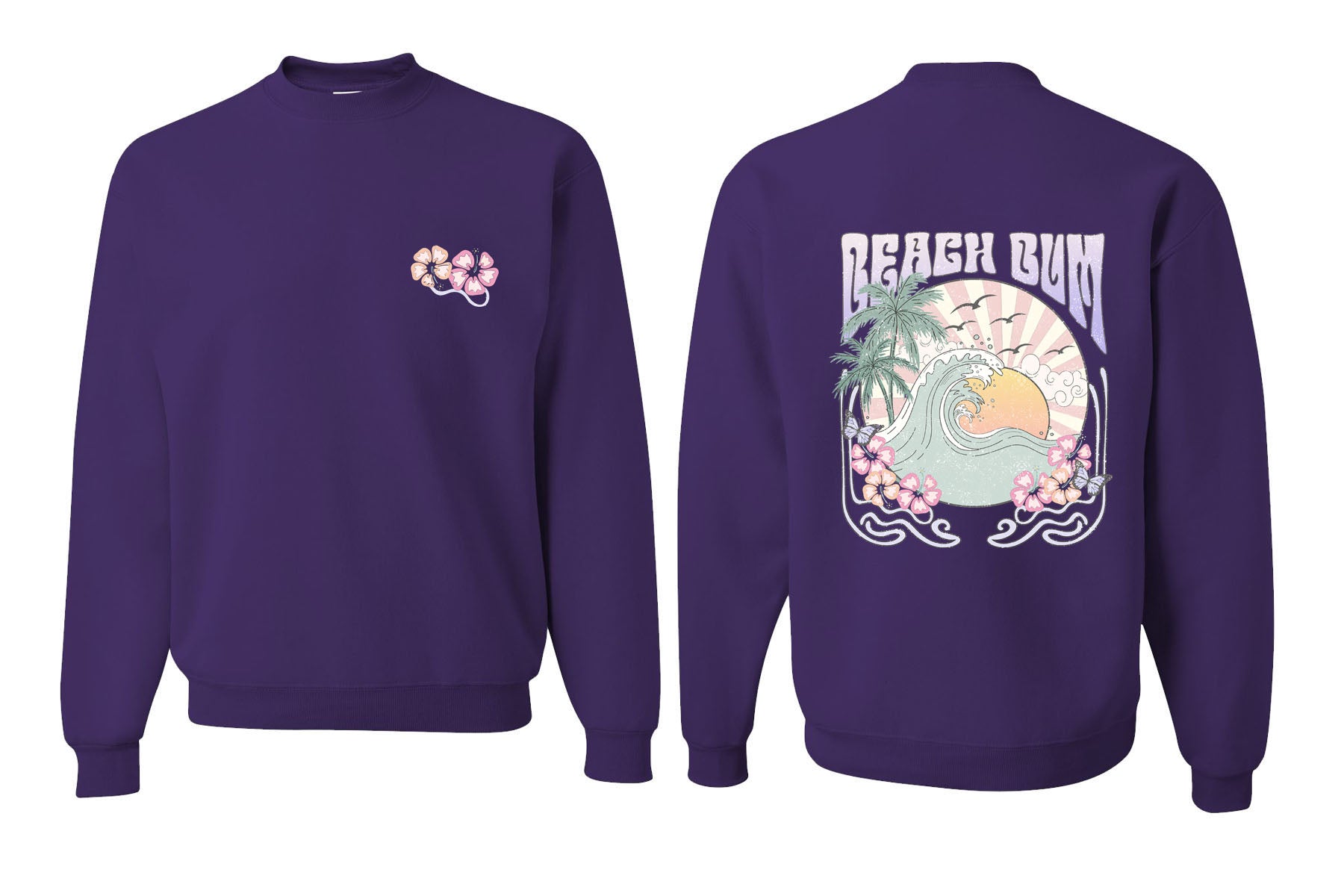 Beach Bum Non Hooded Sweatshirt