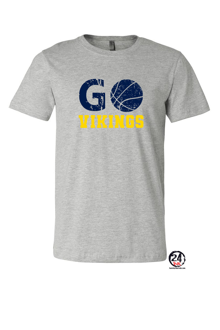 Vikings Basketball Design 1 T-Shirt