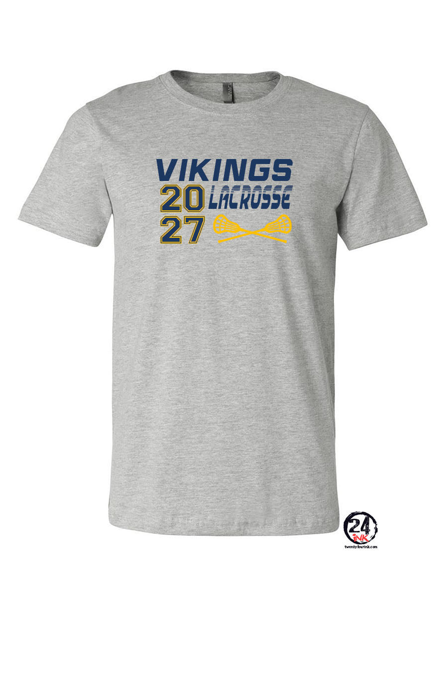 Vikings Lacrosse T-Shirt Design 1
