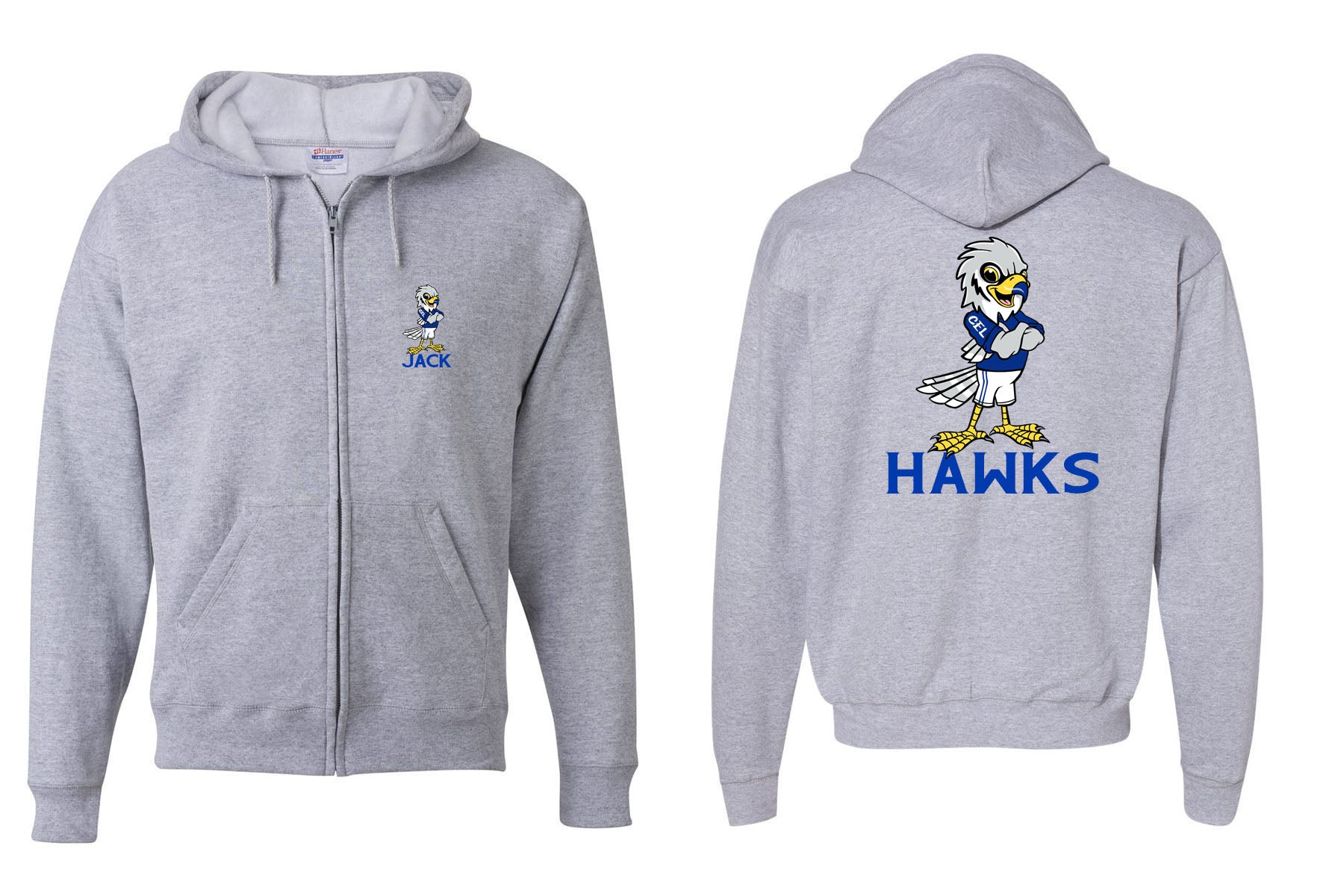 Clifton E. Lawrence design 2 Zip up Sweatshirt
