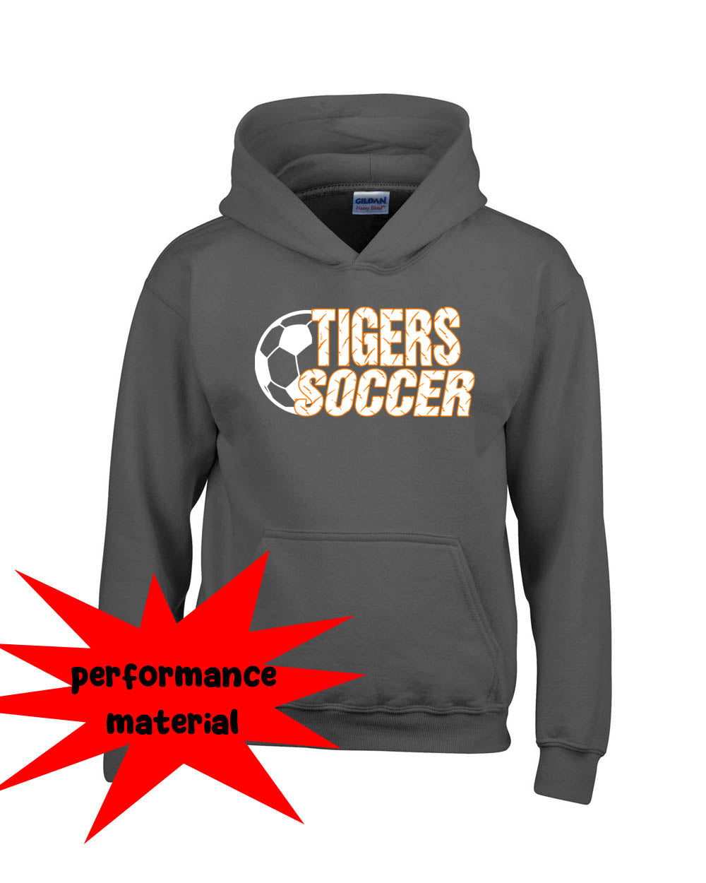 Lafayette Soccer Performance Hooded Sweatshirt Design 2