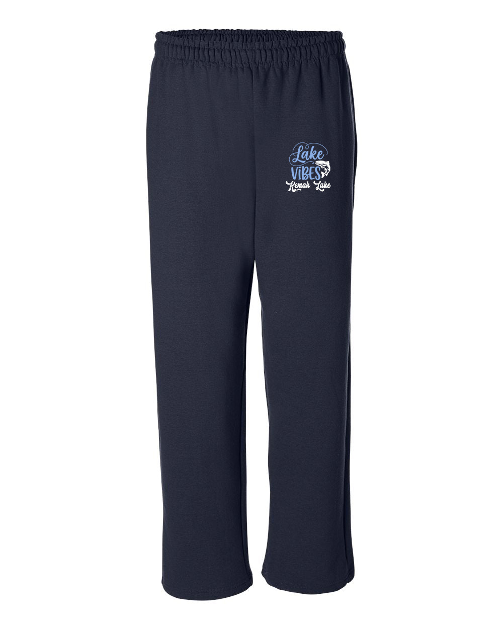 Kemah Lake Open Bottom Sweatpants Design 3
