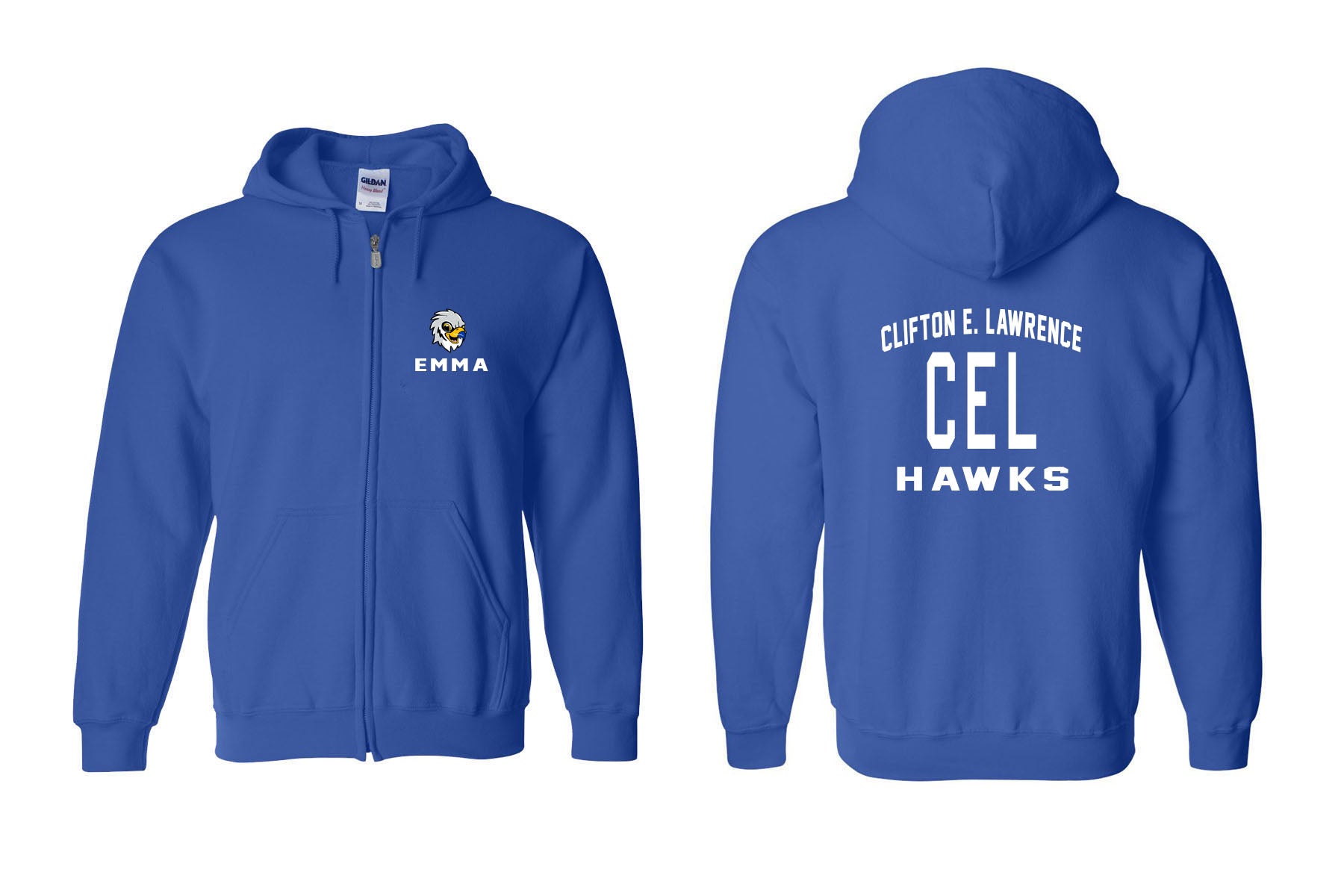 Clifton E. Lawrence design 3 Zip up Sweatshirt