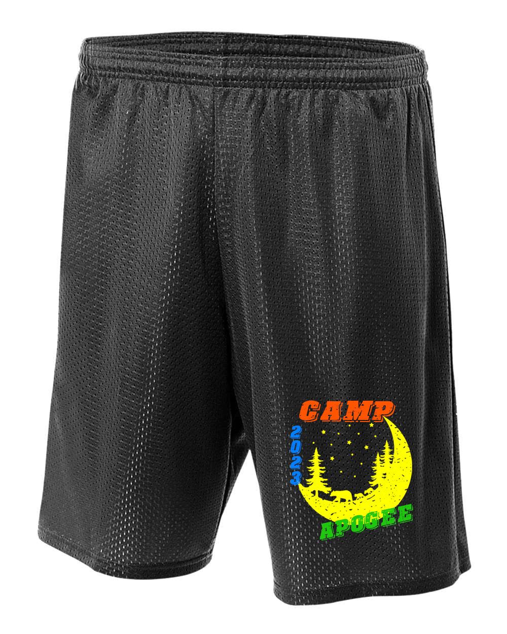 Hilltop Camp Design 1 Mesh Shorts