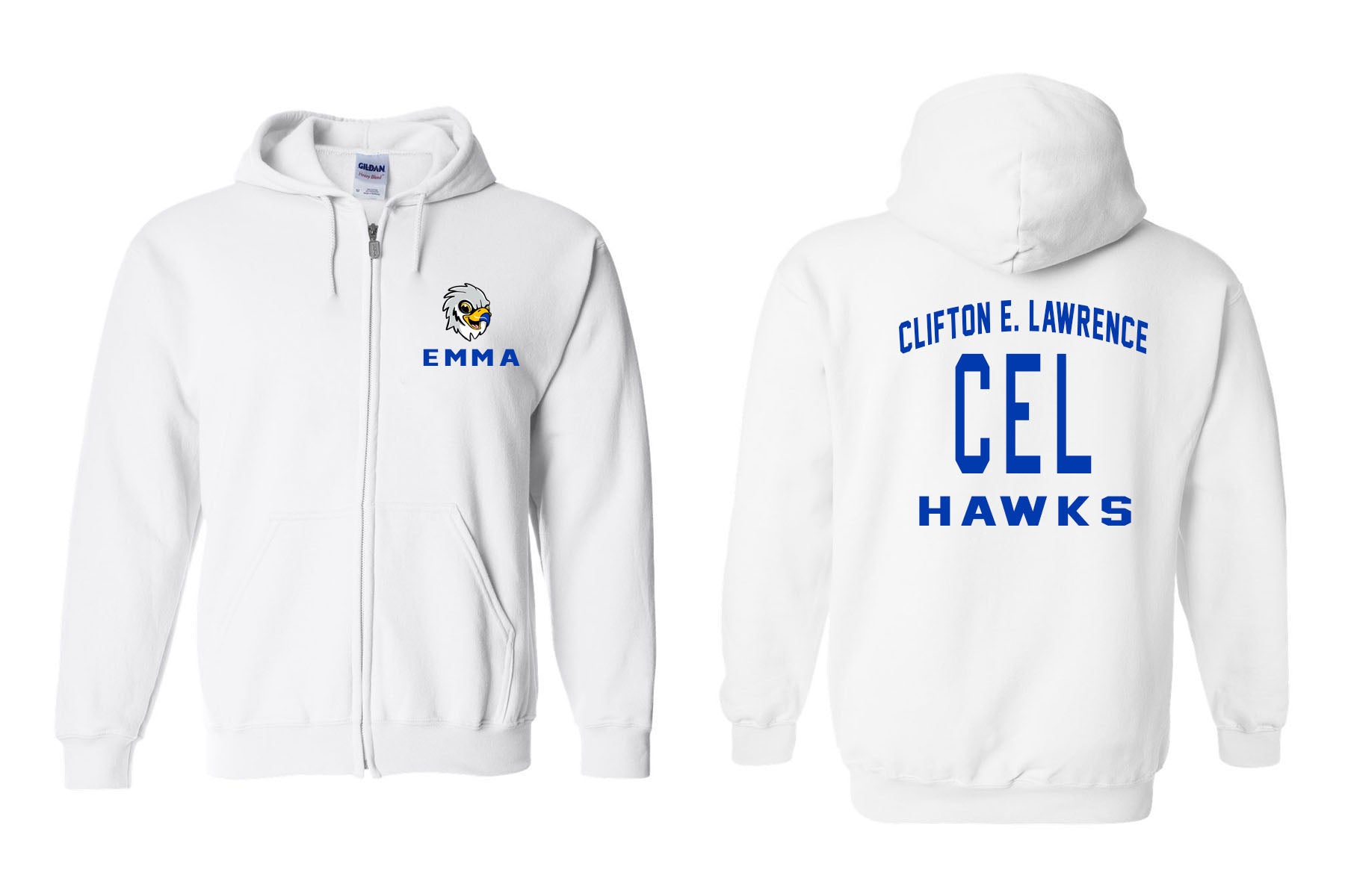 Clifton E. Lawrence design 3 Zip up Sweatshirt