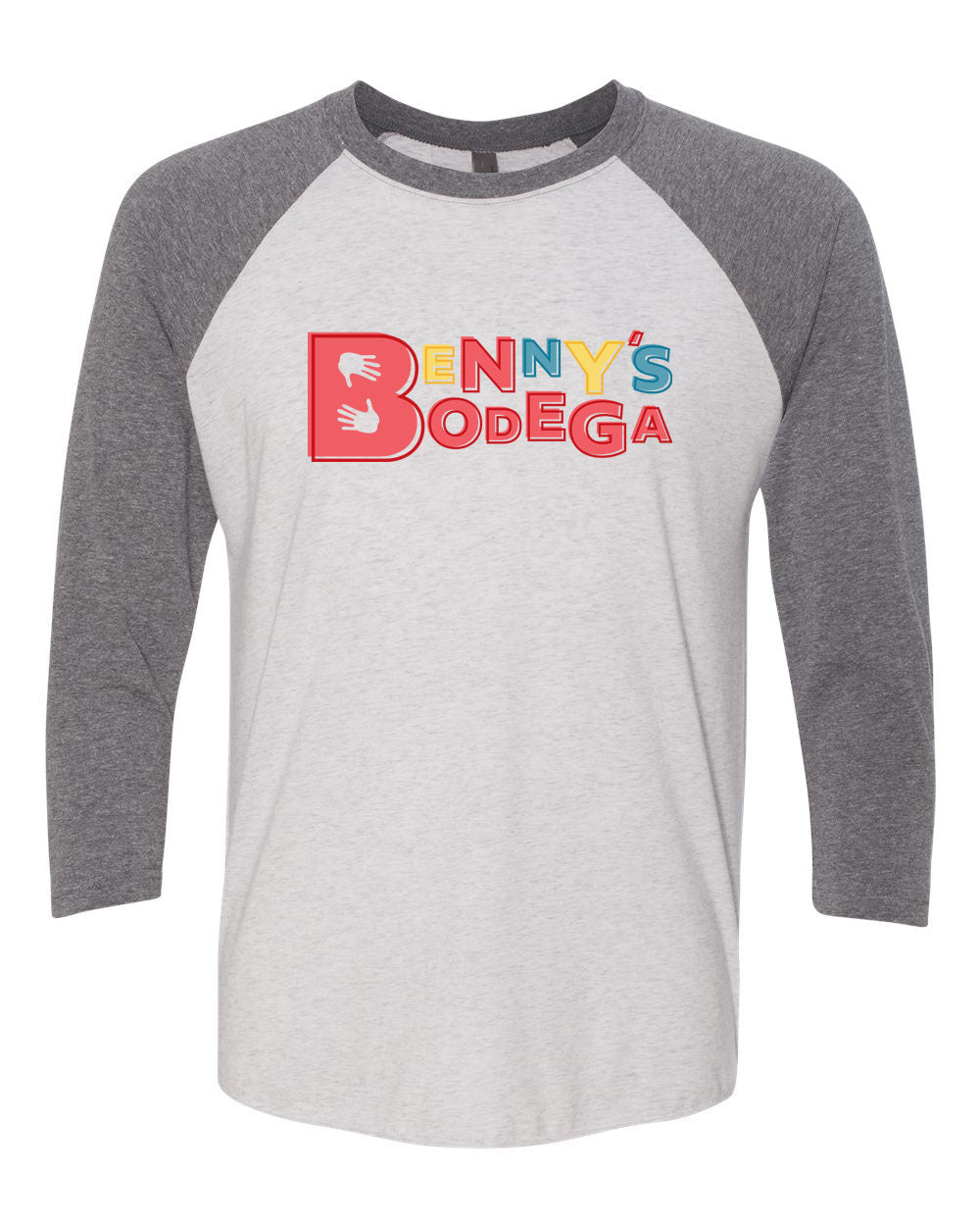 Benny's Bodega Raglan Shirt Design 1