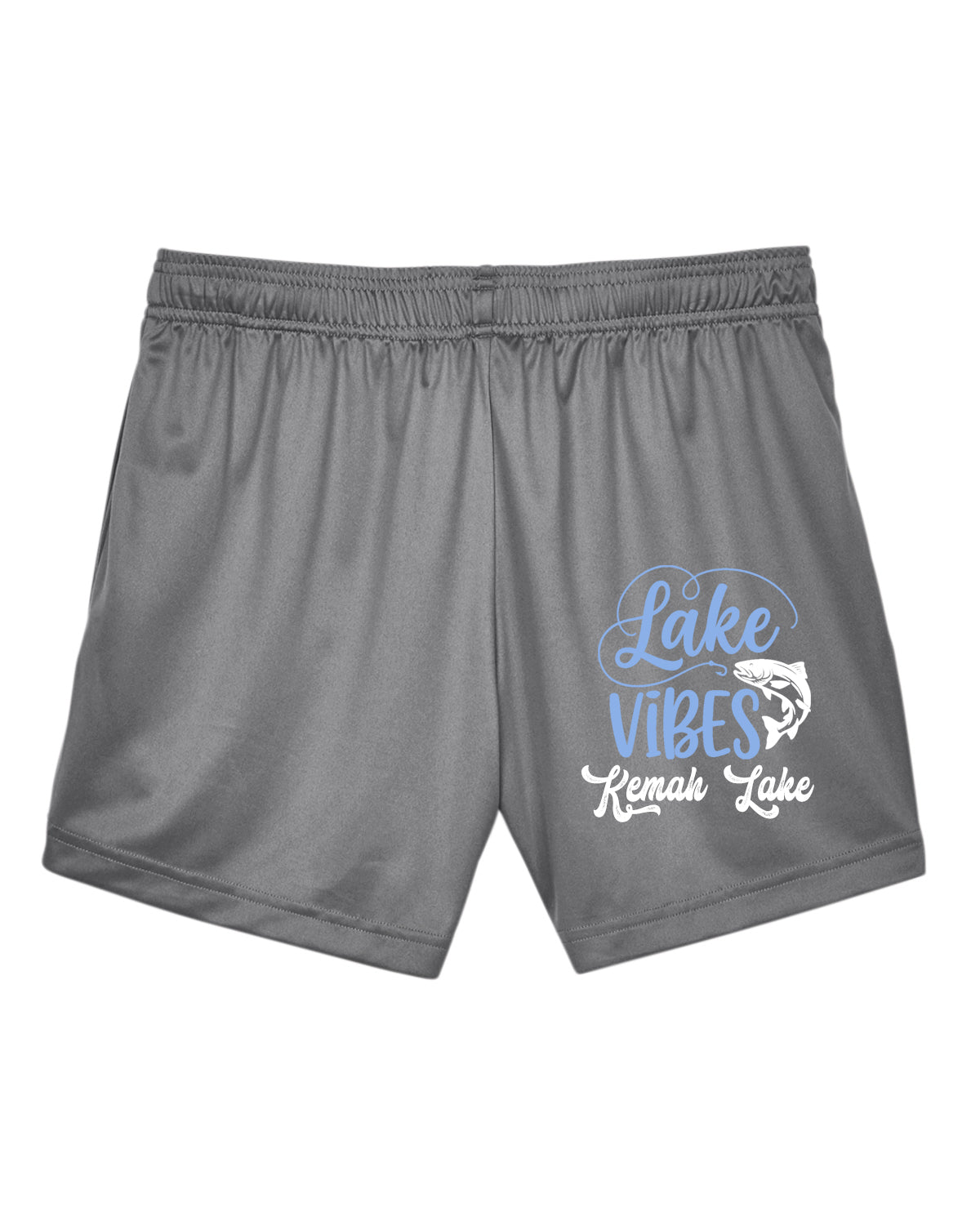 Kemah Lake Ladies Performance Shorts Design 3