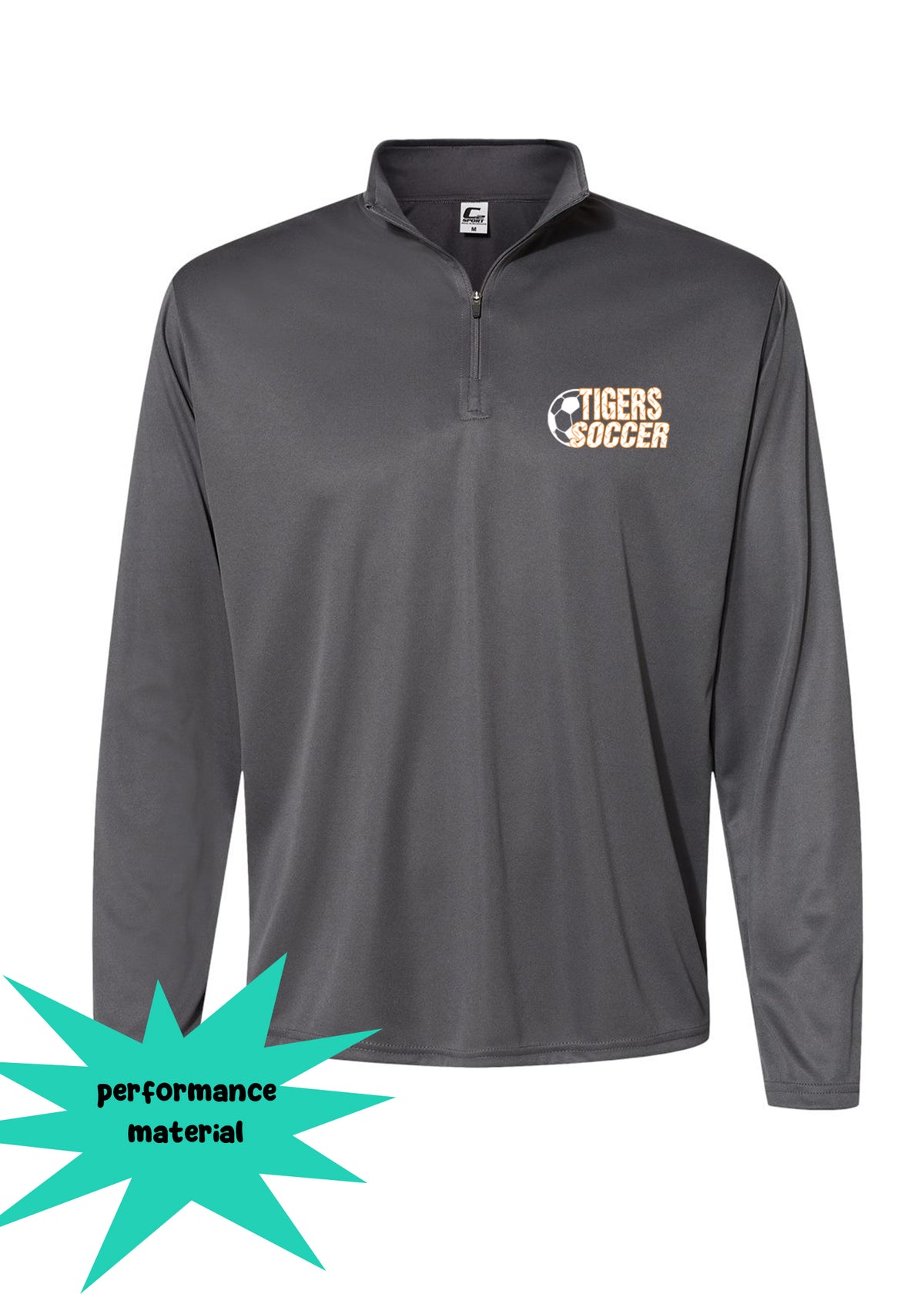 Lafayette Soccer Quarter Zip Long Sleeve Design 2