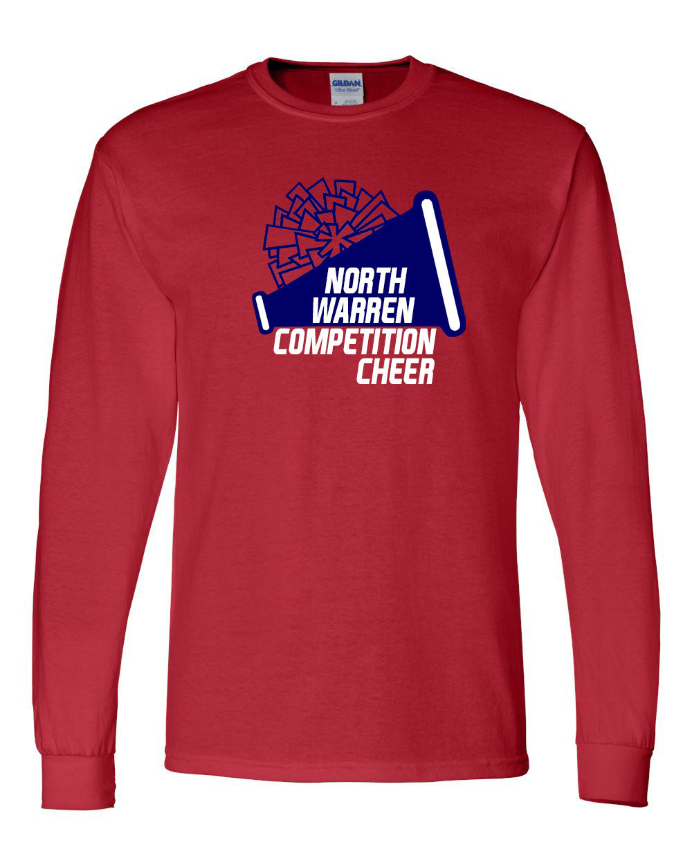 North Warren Cheer Design 3 Long Sleeve Shirt