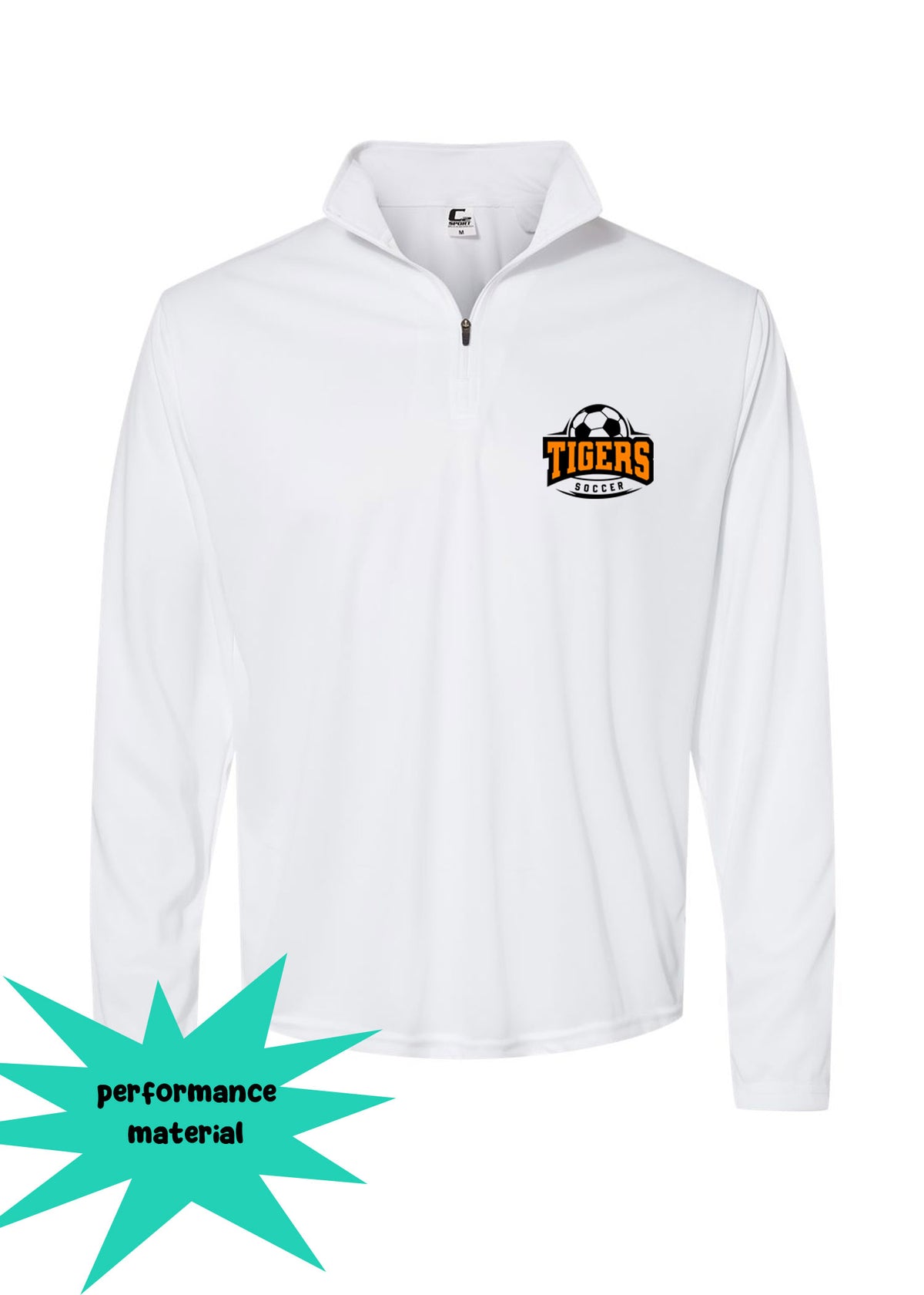 Lafayette Soccer Quarter Zip Long Sleeve Design 1
