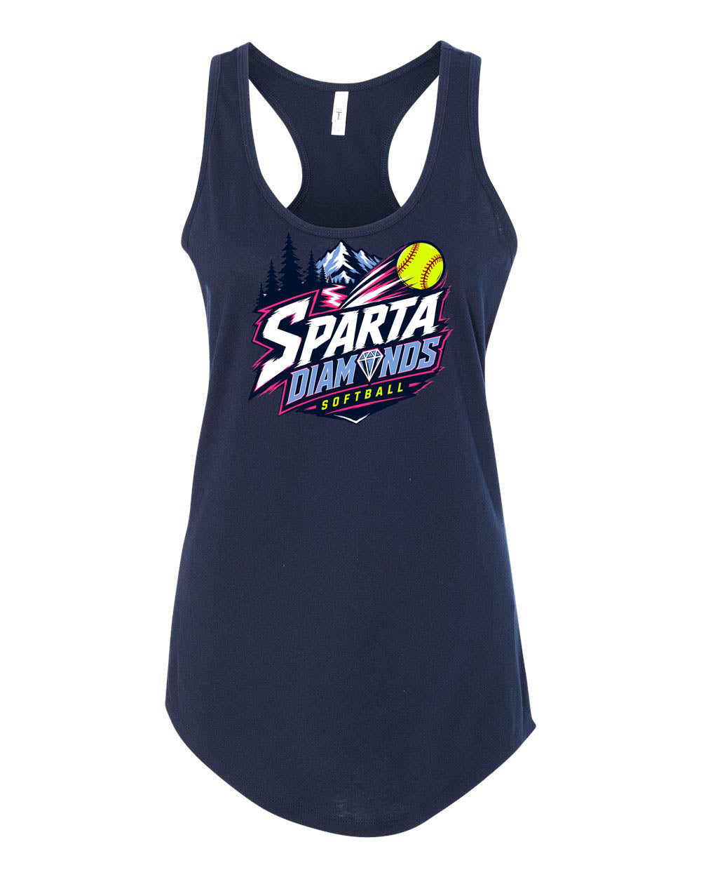 Sparta Diamonds Tank Top Design 1