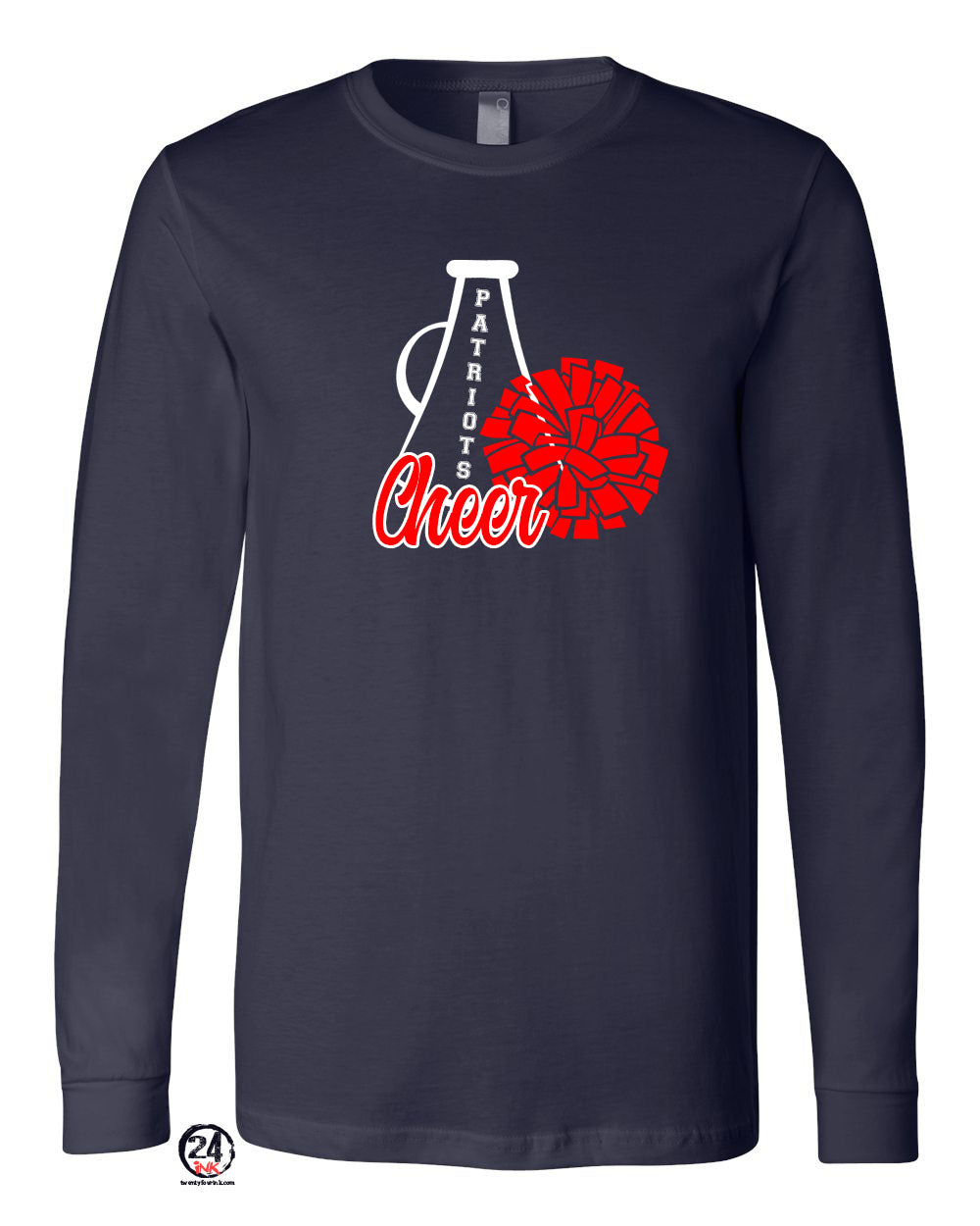 North Warren Cheer Design 4 Long Sleeve Shirt