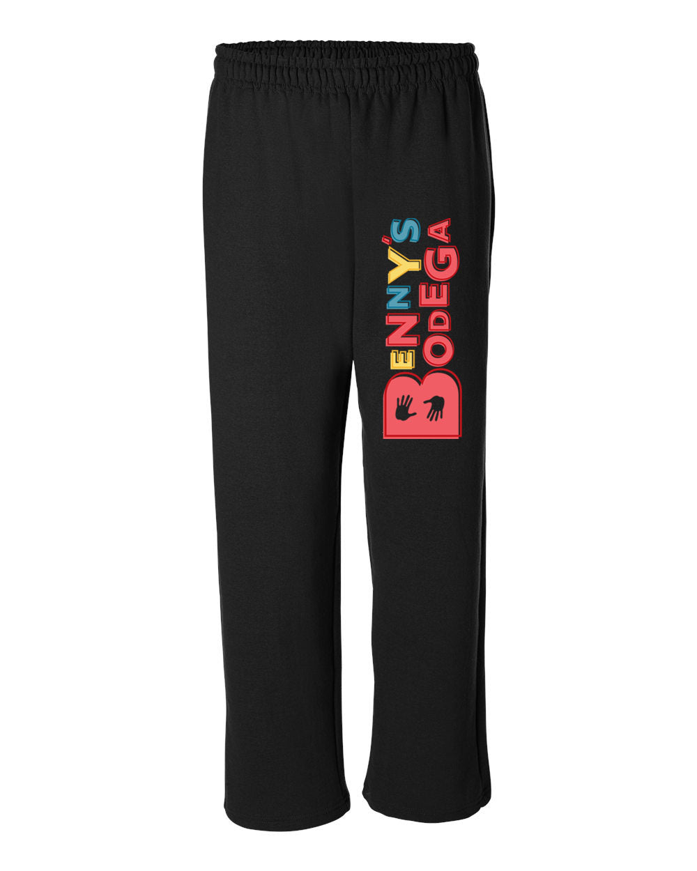 Benny's Bodega Design 1 Open Bottom Sweatpants