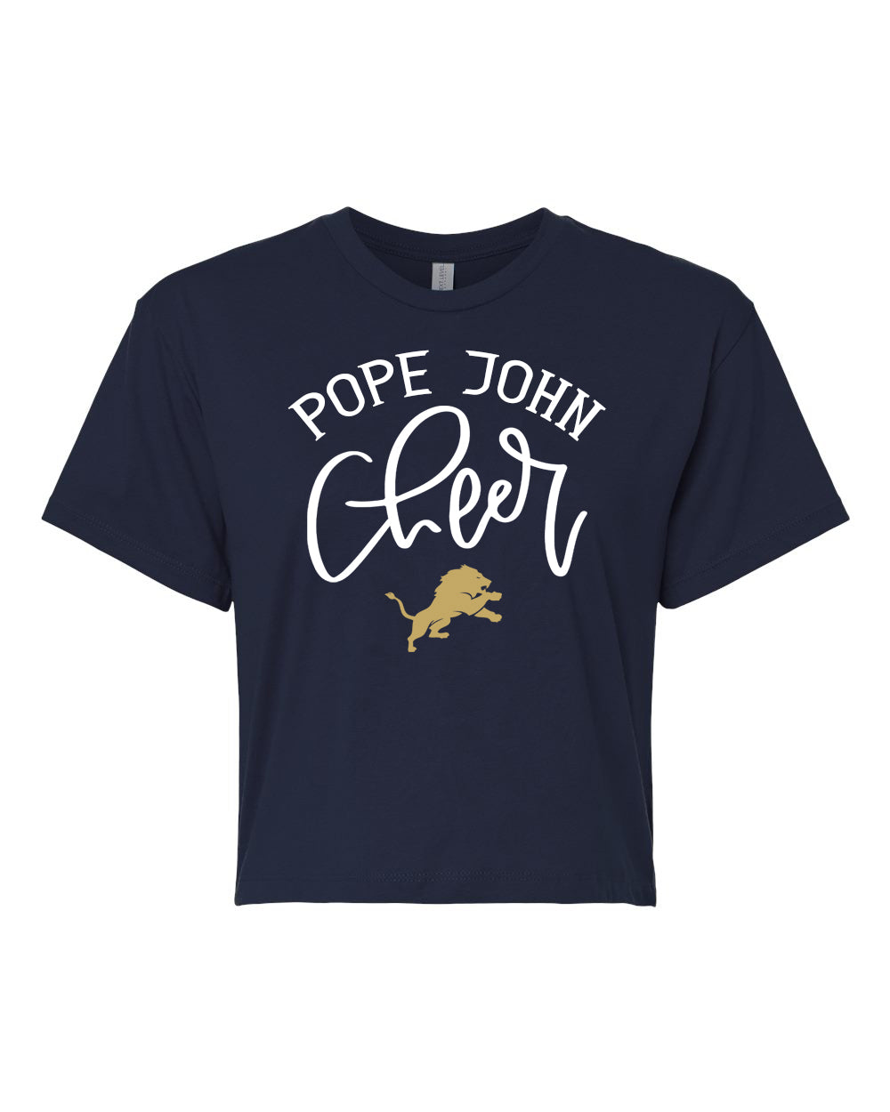 Pope John Cheer Design 8 Crop Top