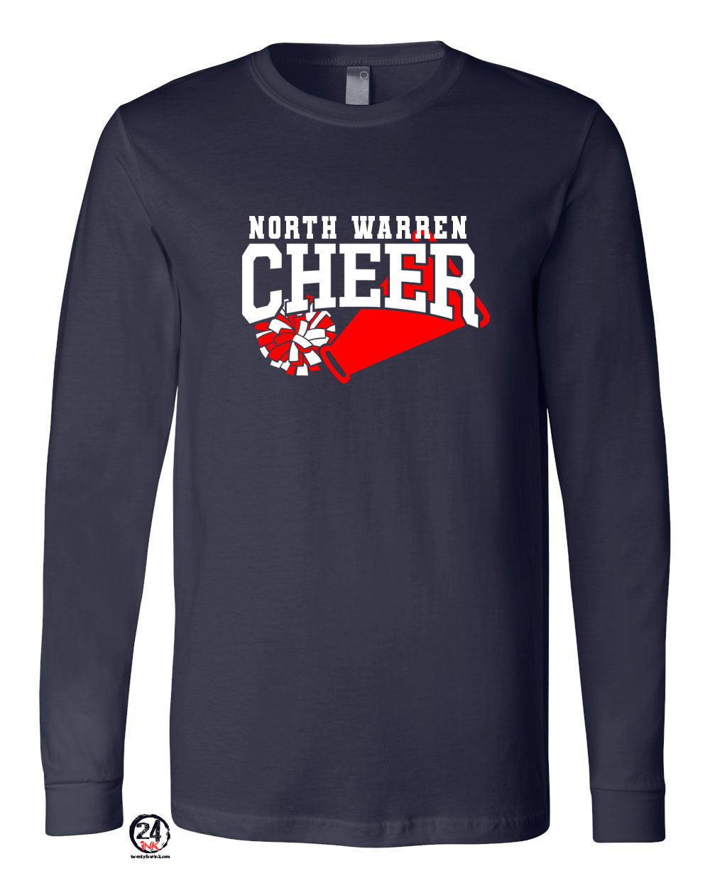 North Warren Cheer Design 5 Long Sleeve Shirt