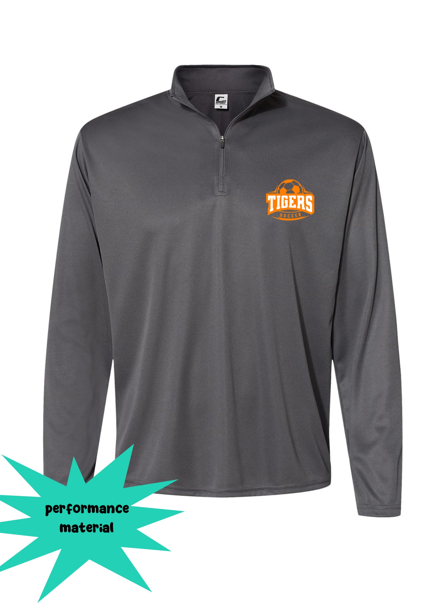 Lafayette Soccer Quarter Zip Long Sleeve Design 1