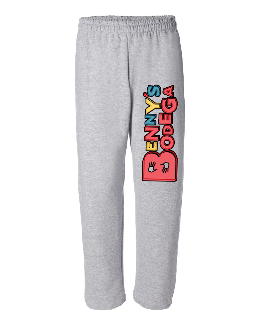 Benny's Bodega Design 1 Open Bottom Sweatpants