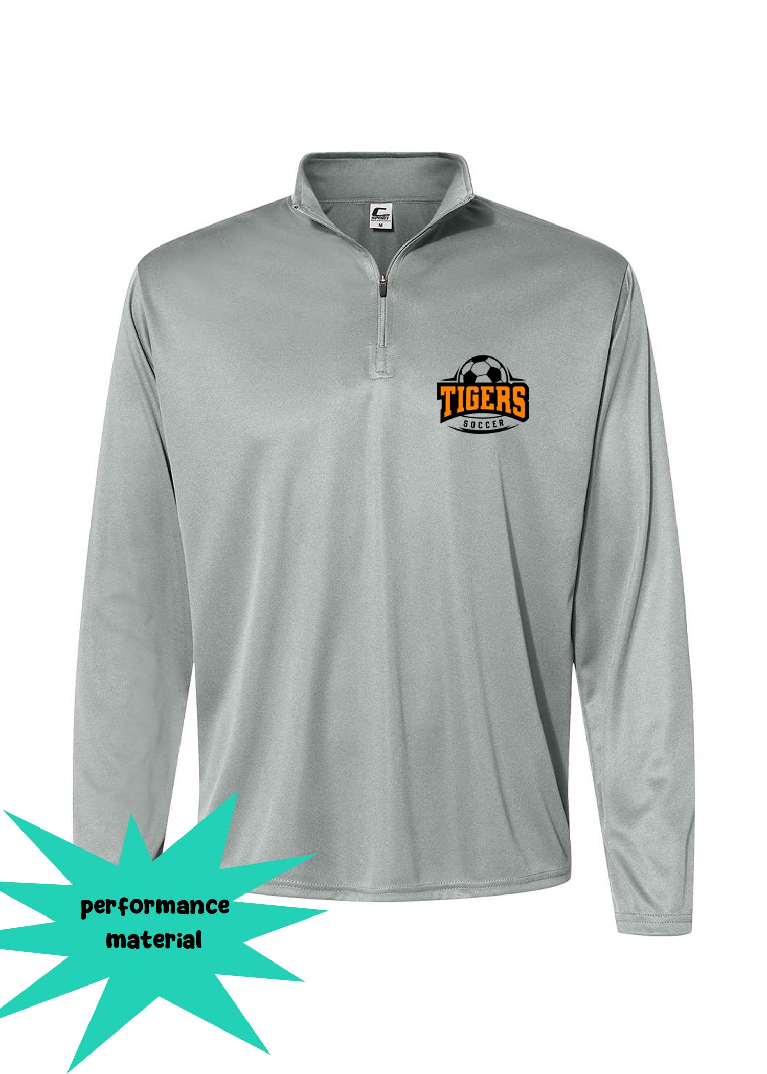 Lafayette Soccer Quarter Zip Long Sleeve Design 1