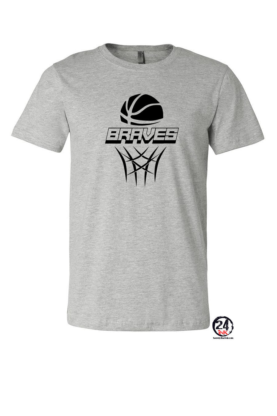 Braves Basketball T-Shirt Design 1