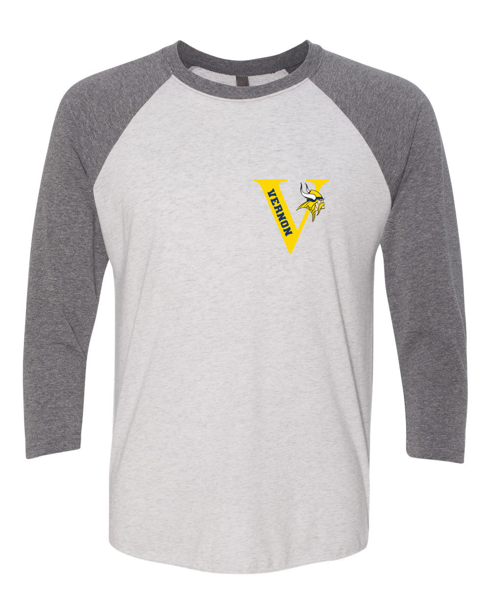 Vernon Vikings Football raglan shirt Design 7