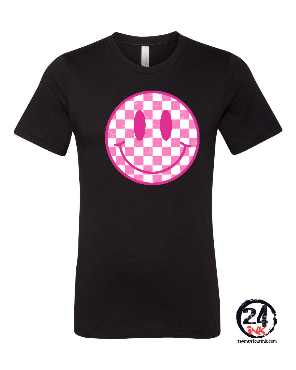 Checkered Smile T-Shirt