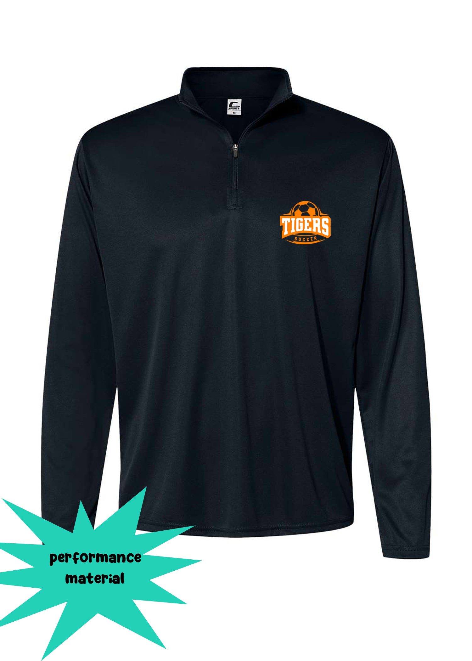 Lafayette Soccer Quarter Zip Long Sleeve Design 1