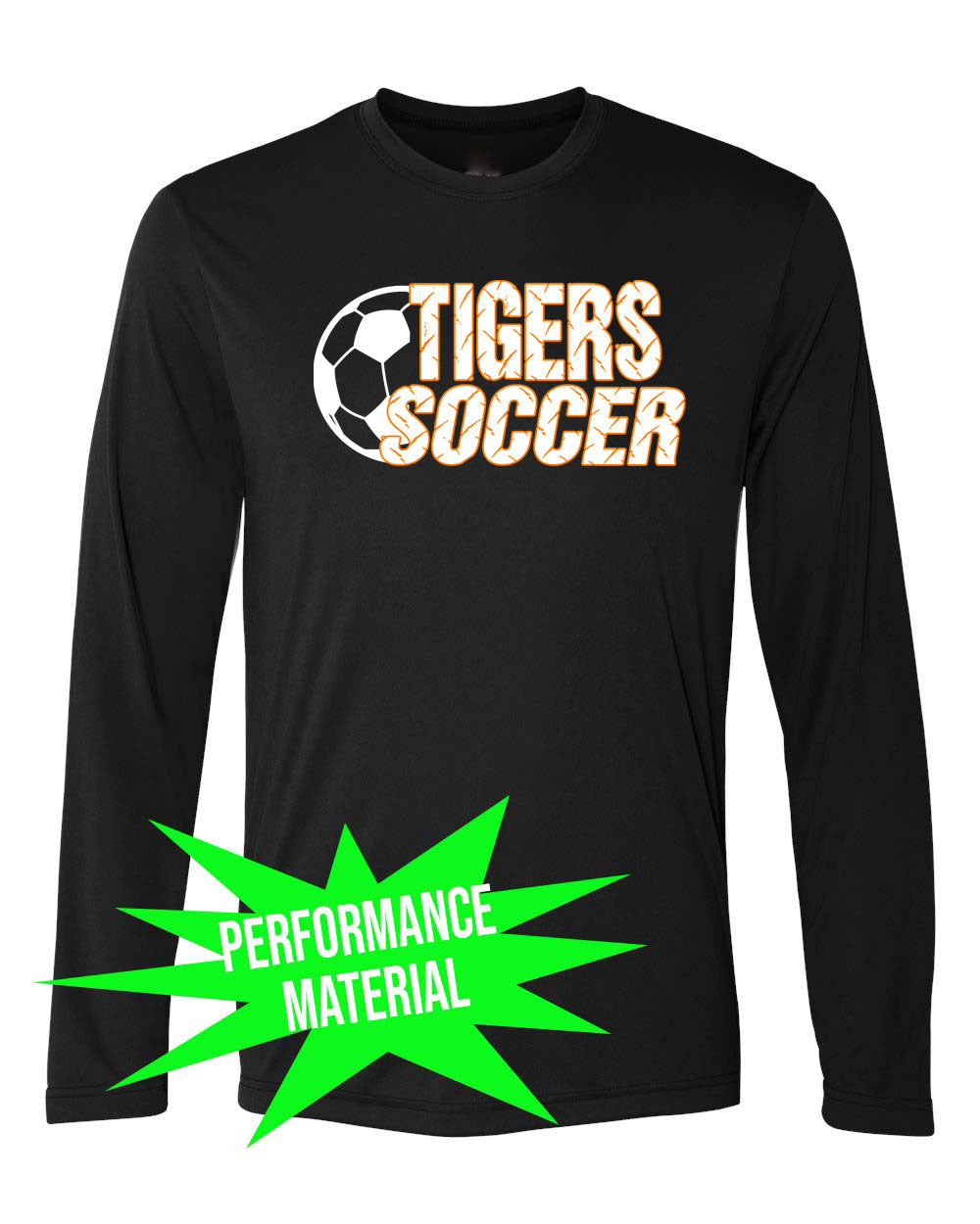 Lafayette Soccer Performance Material Long Sleeve Shirt Design 2