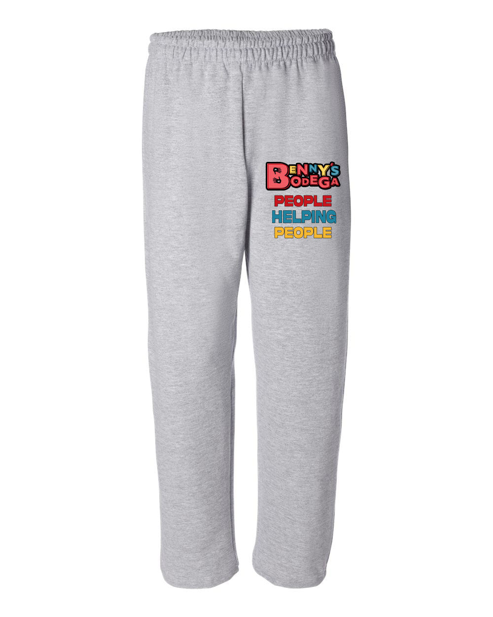 Benny's Bodega Design 2 Open Bottom Sweatpants