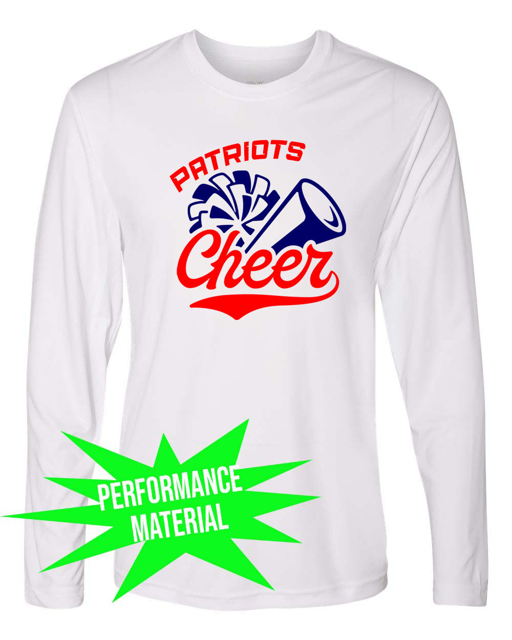 North Warren Cheer Performance Material Design 2 Long Sleeve Shirt