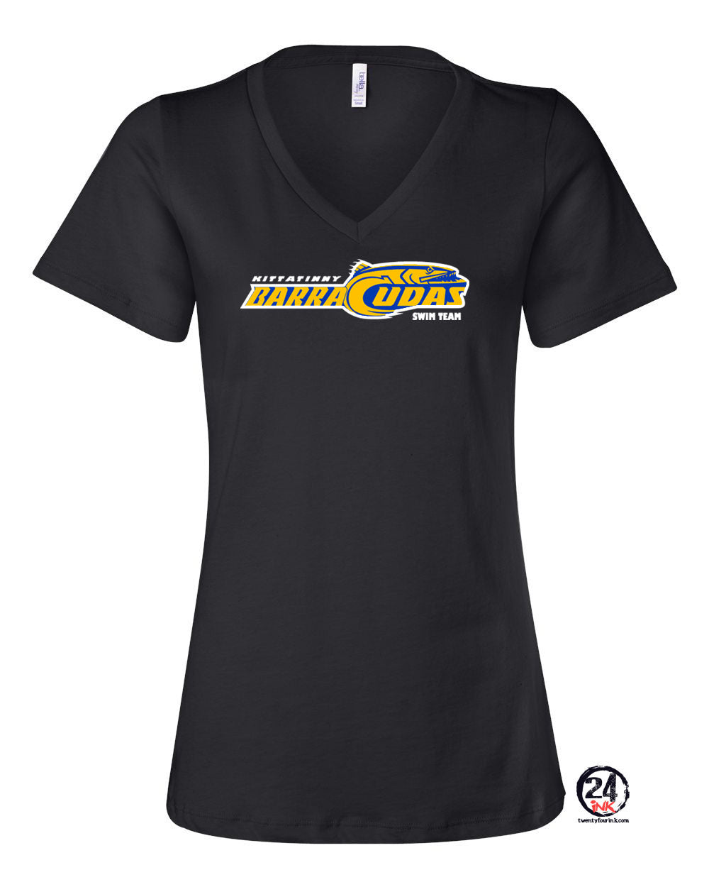 Barracudas V-neck T-Shirt Design 1
