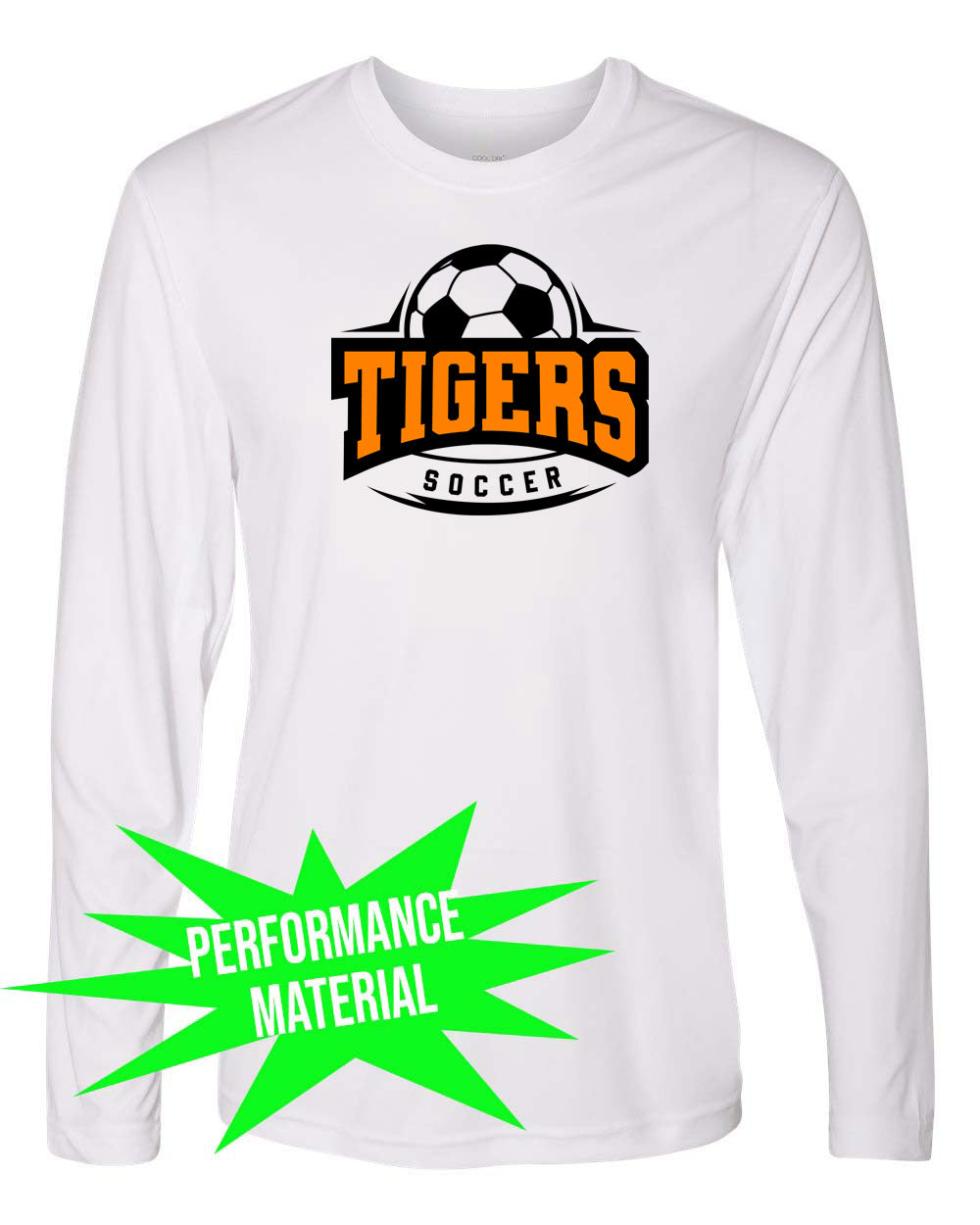 Lafayette Soccer Performance Material Long Sleeve Shirt Design 1