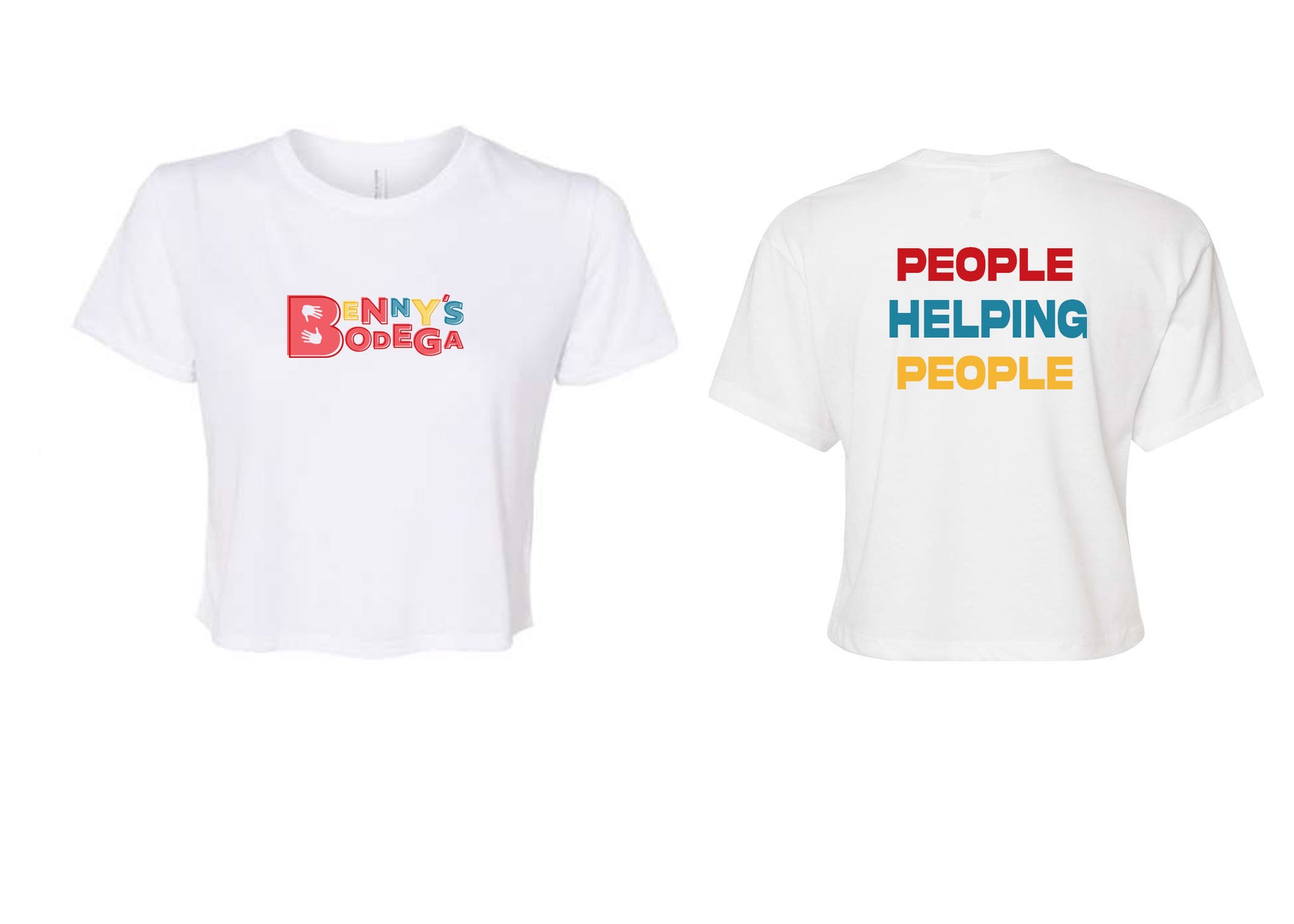 Benny's Bodega Crop Top Design 2