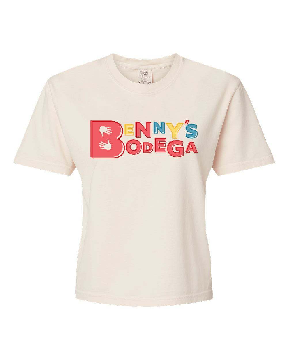 Benny's Bodega Crop Top Design 1