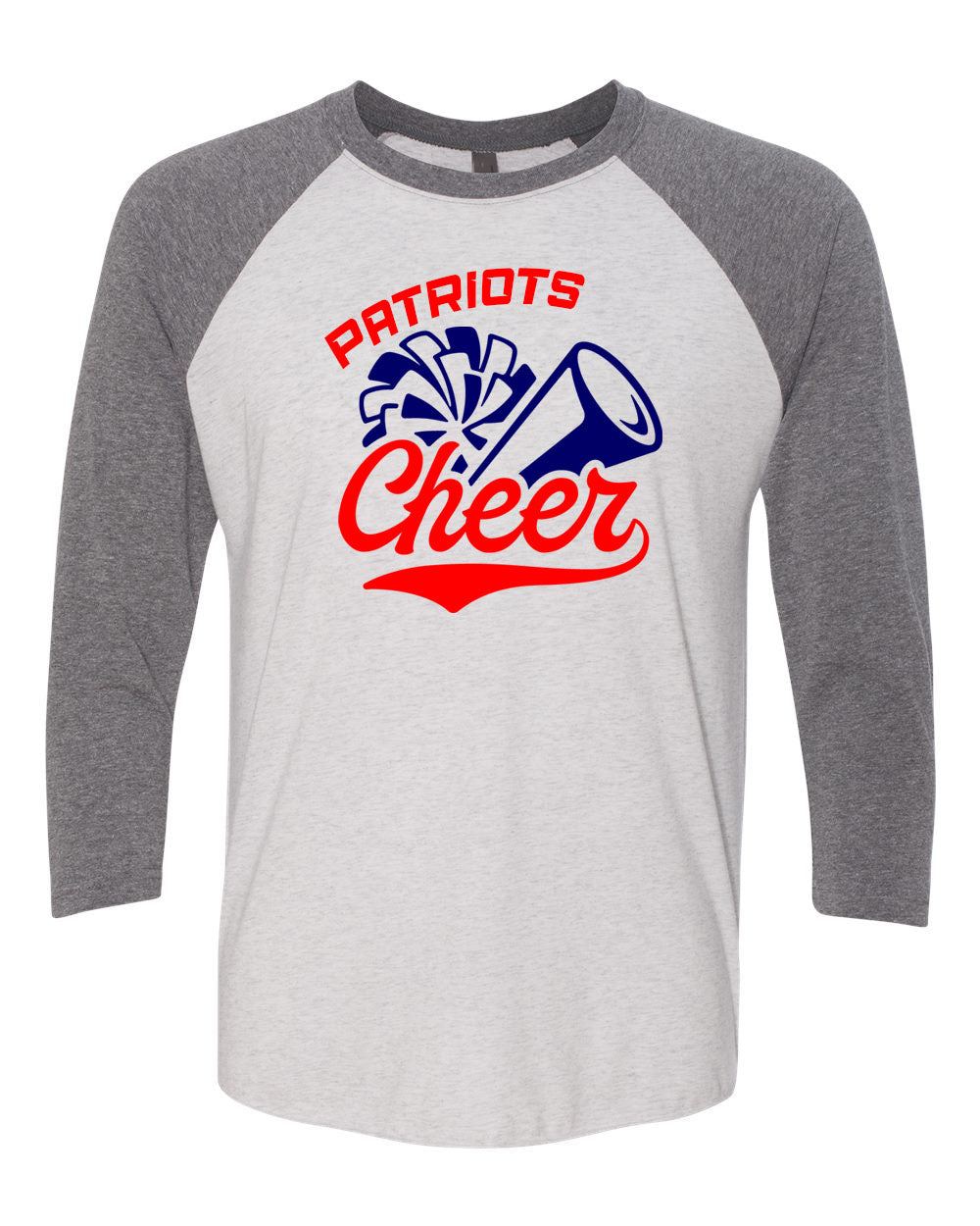 North Warren Cheer design 2 raglan shirt