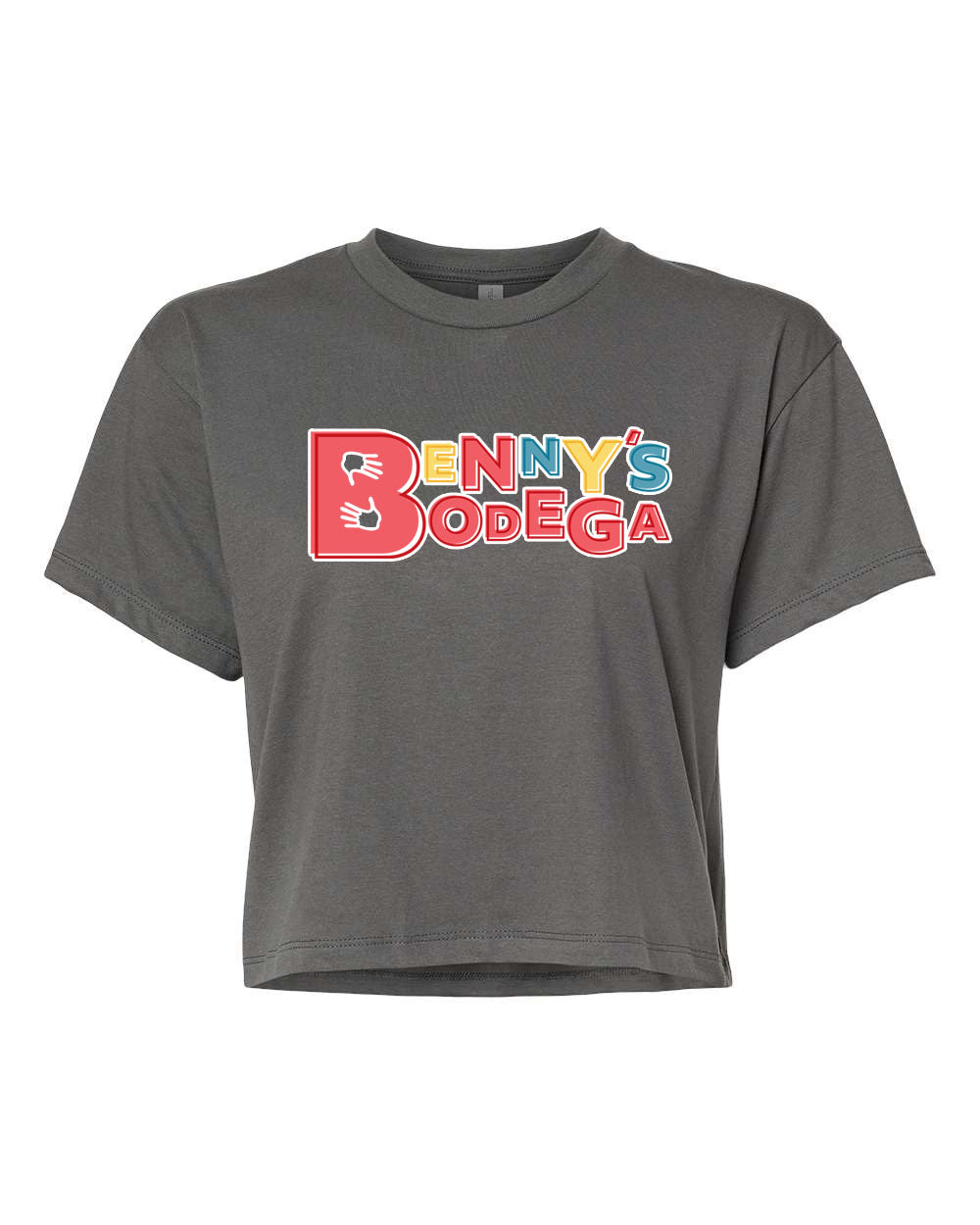 Benny's Bodega Crop Top Design 1
